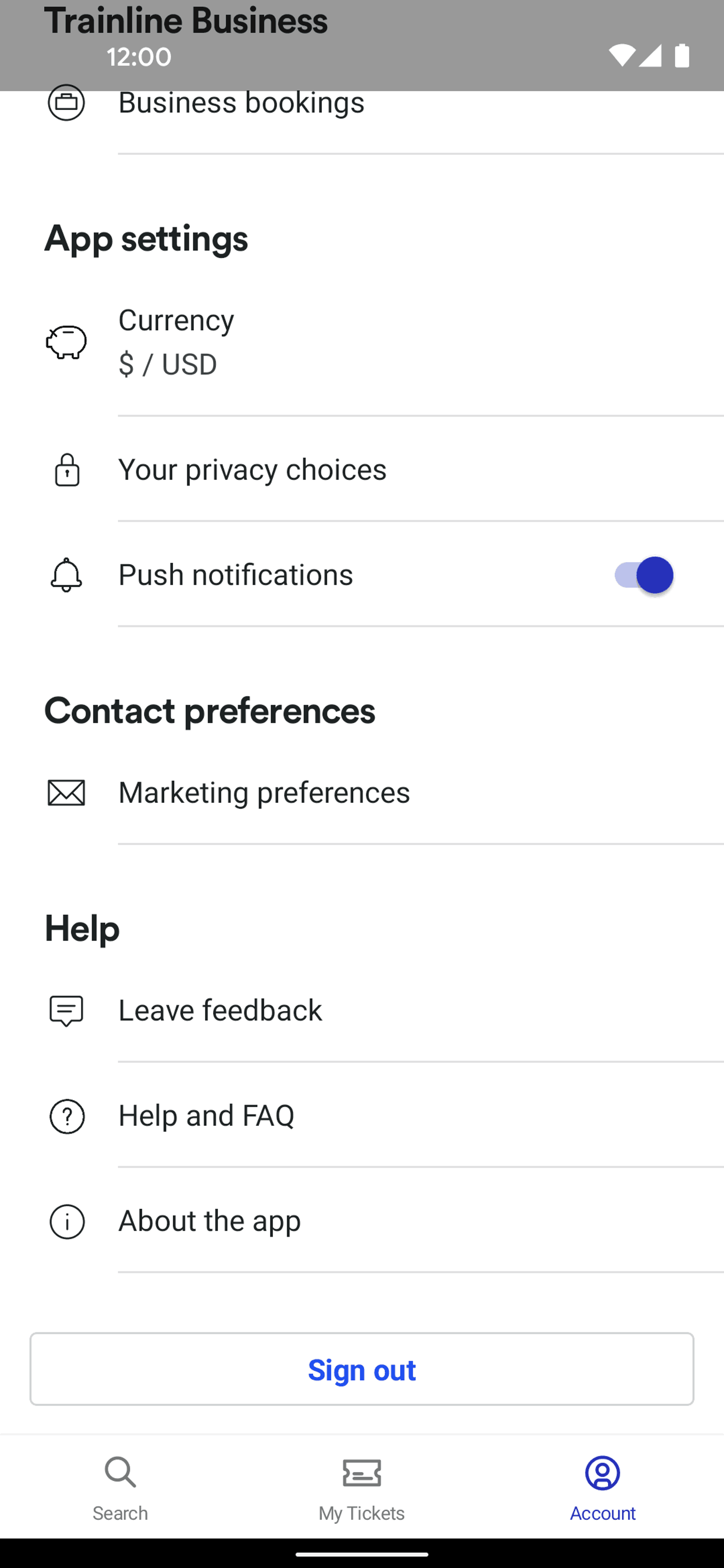 Trainline Android Travel & Transportation interface screenshot 9