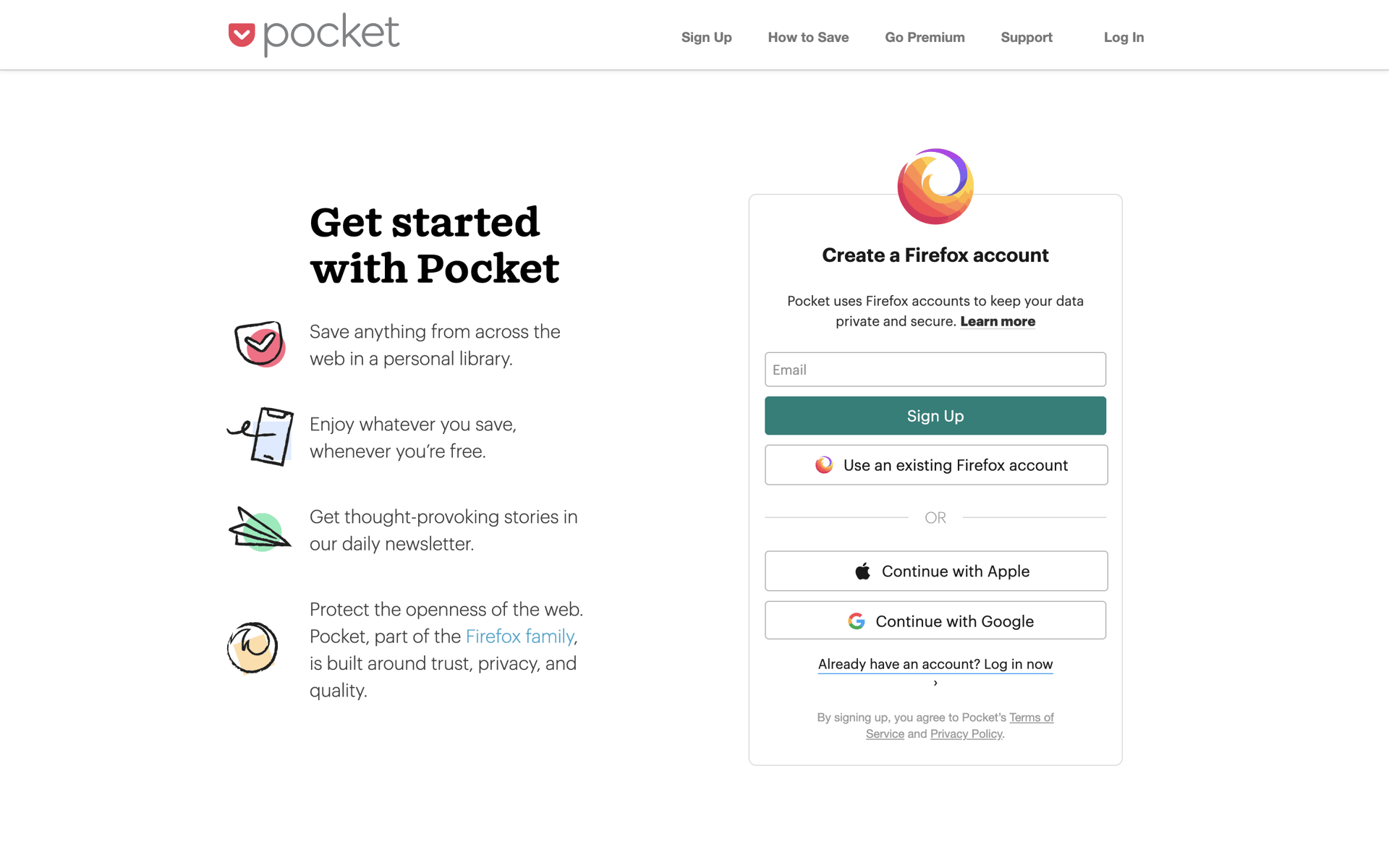 Pocket Web News interface screenshot 4