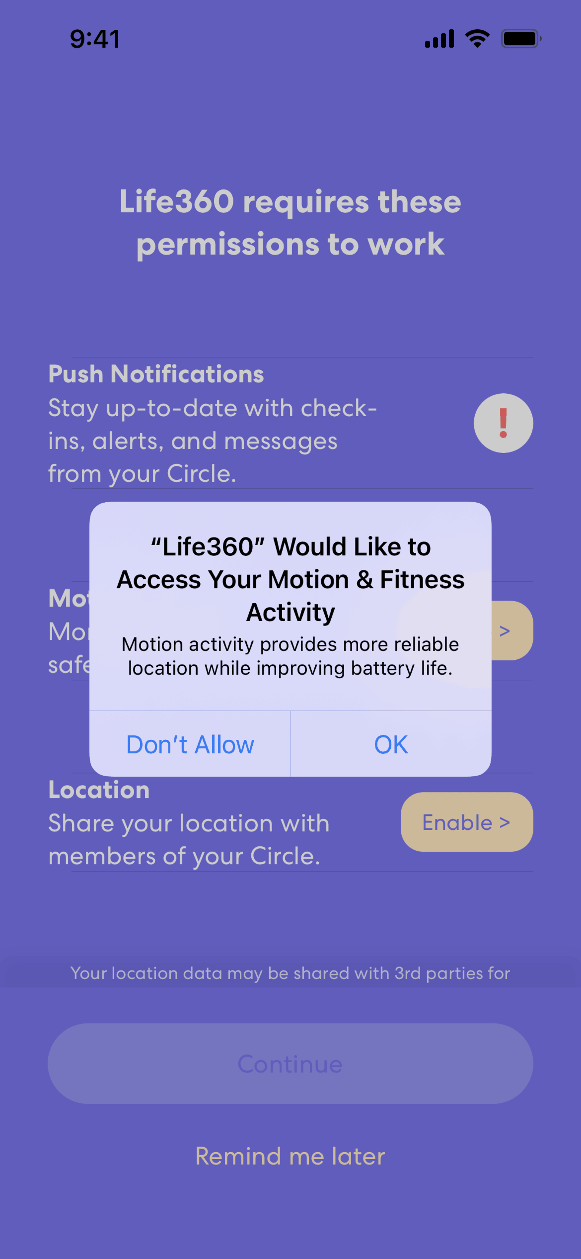 Life360 iOS Social Networking interface screenshot 24