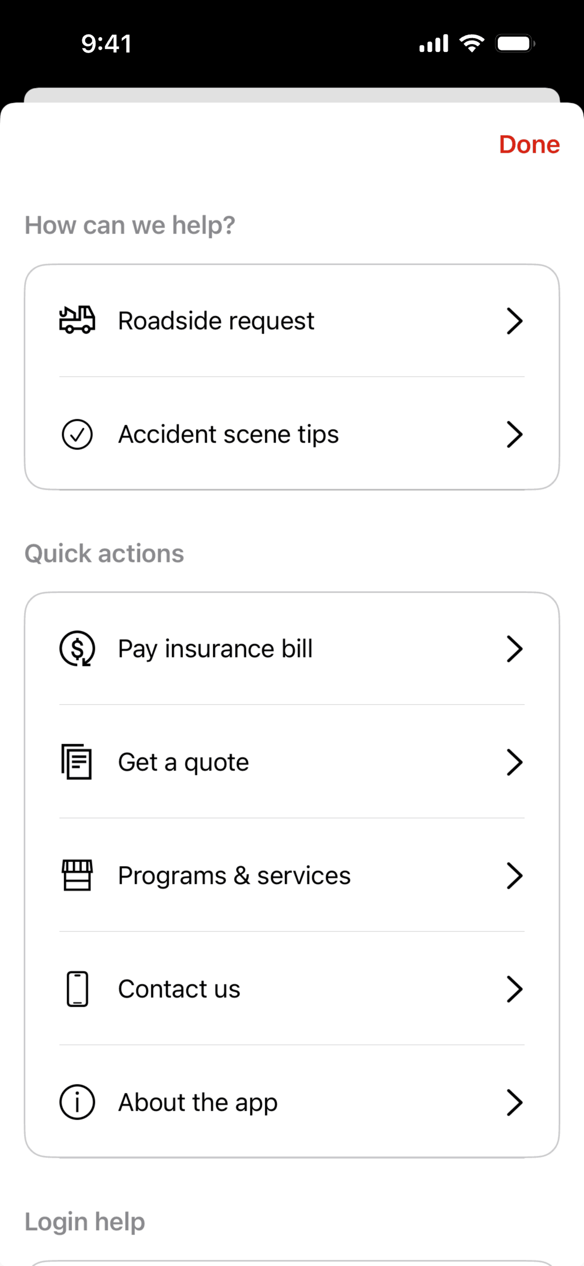 State Farm iOS Finance interface screenshot 10