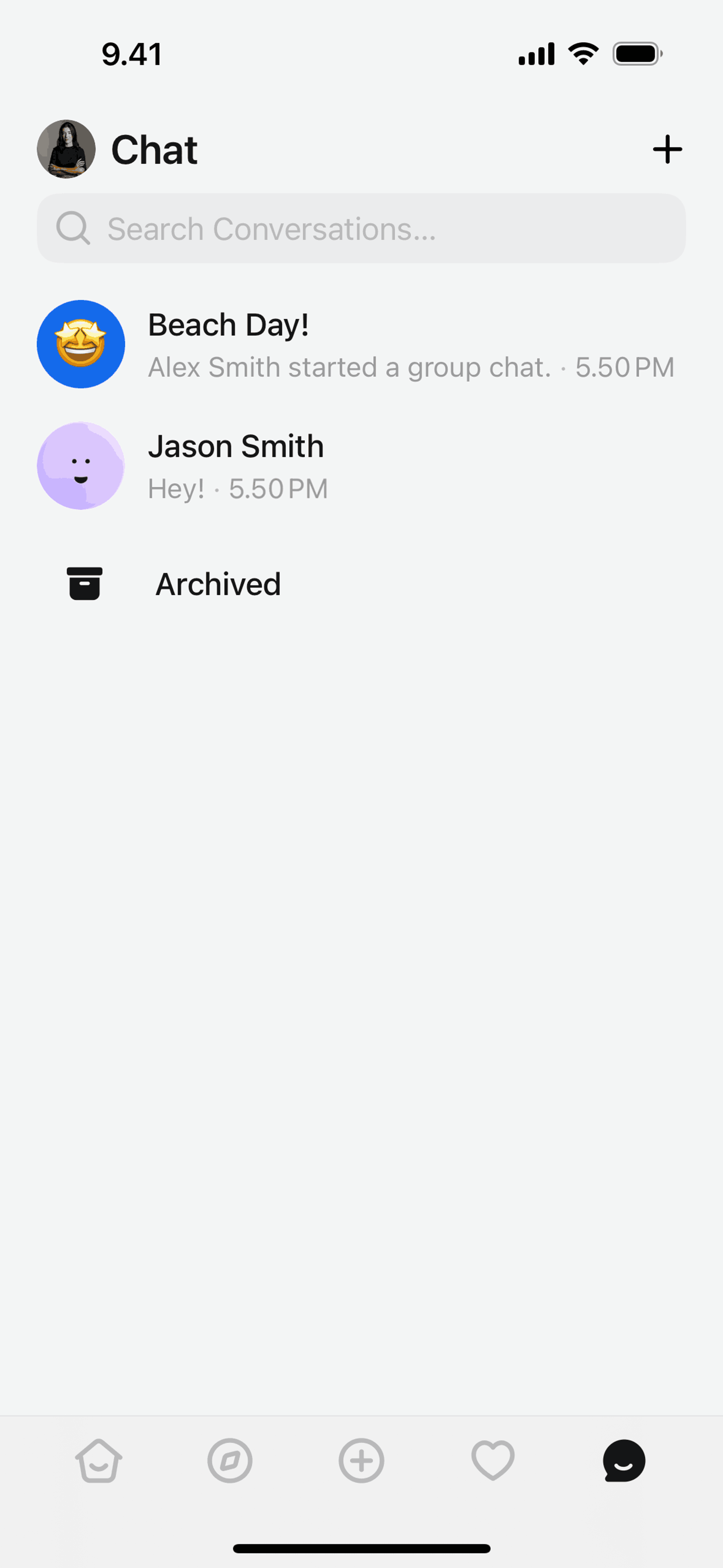 Lifestyle app screen 3