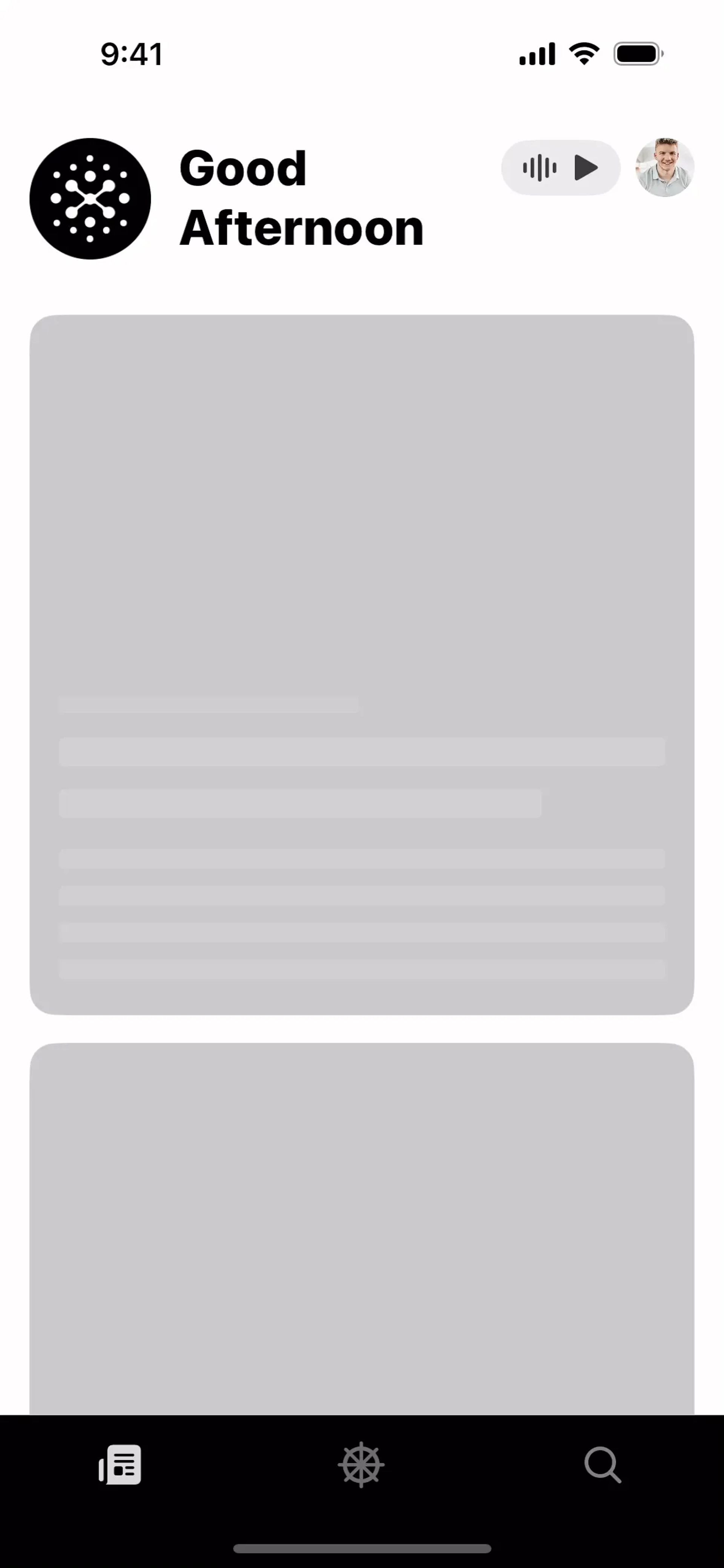 Particle News iOS AI interface screenshot 4