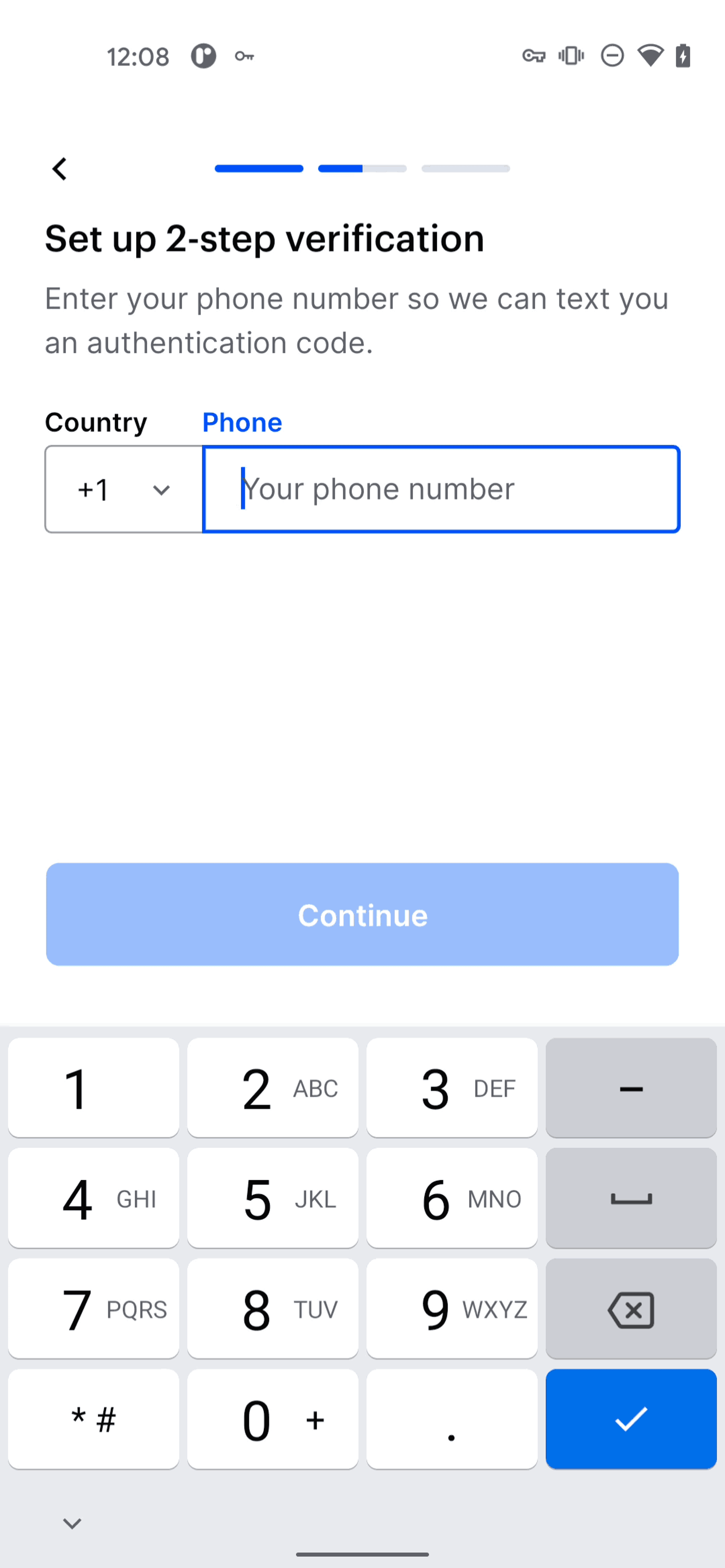Coinbase Android Finance interface screenshot 8