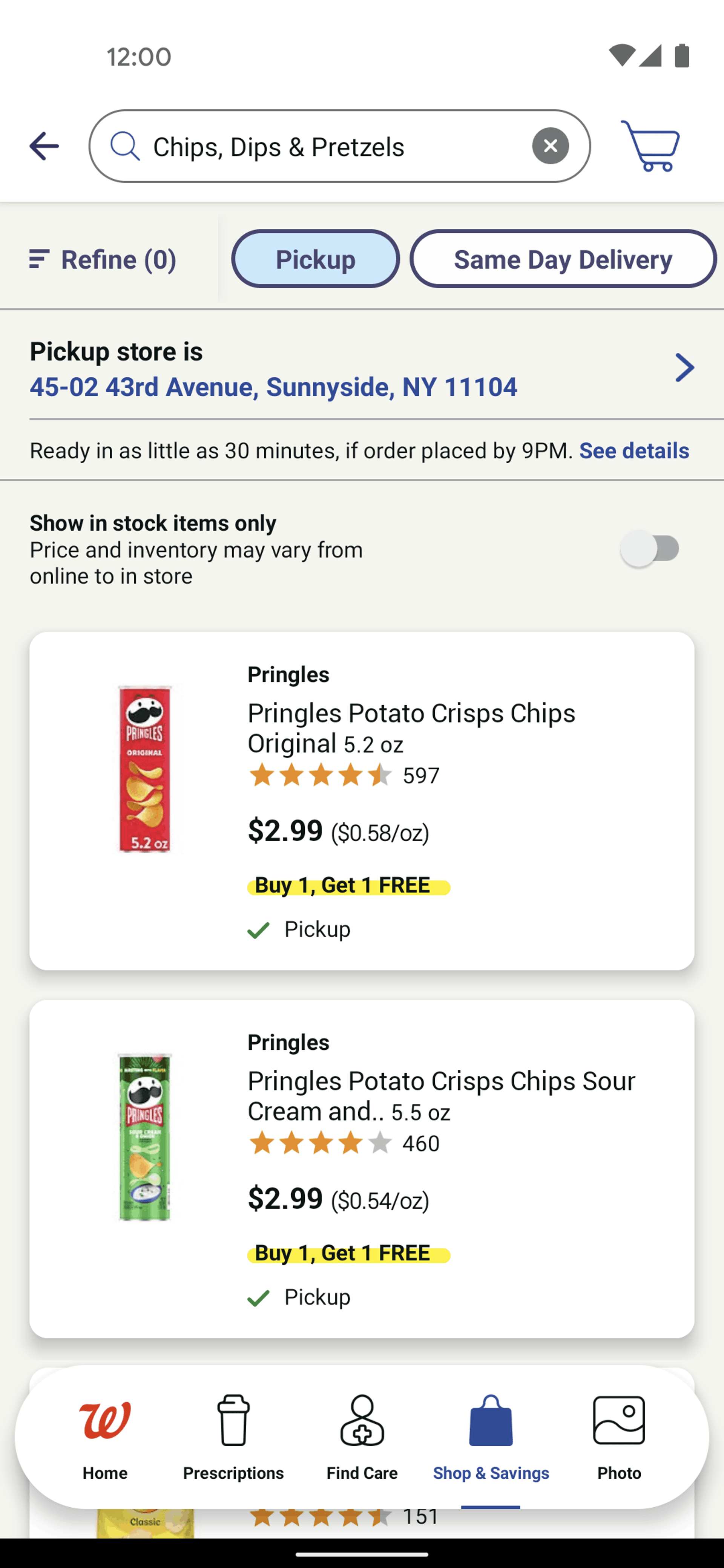 Walgreens Android Shopping interface screenshot 8