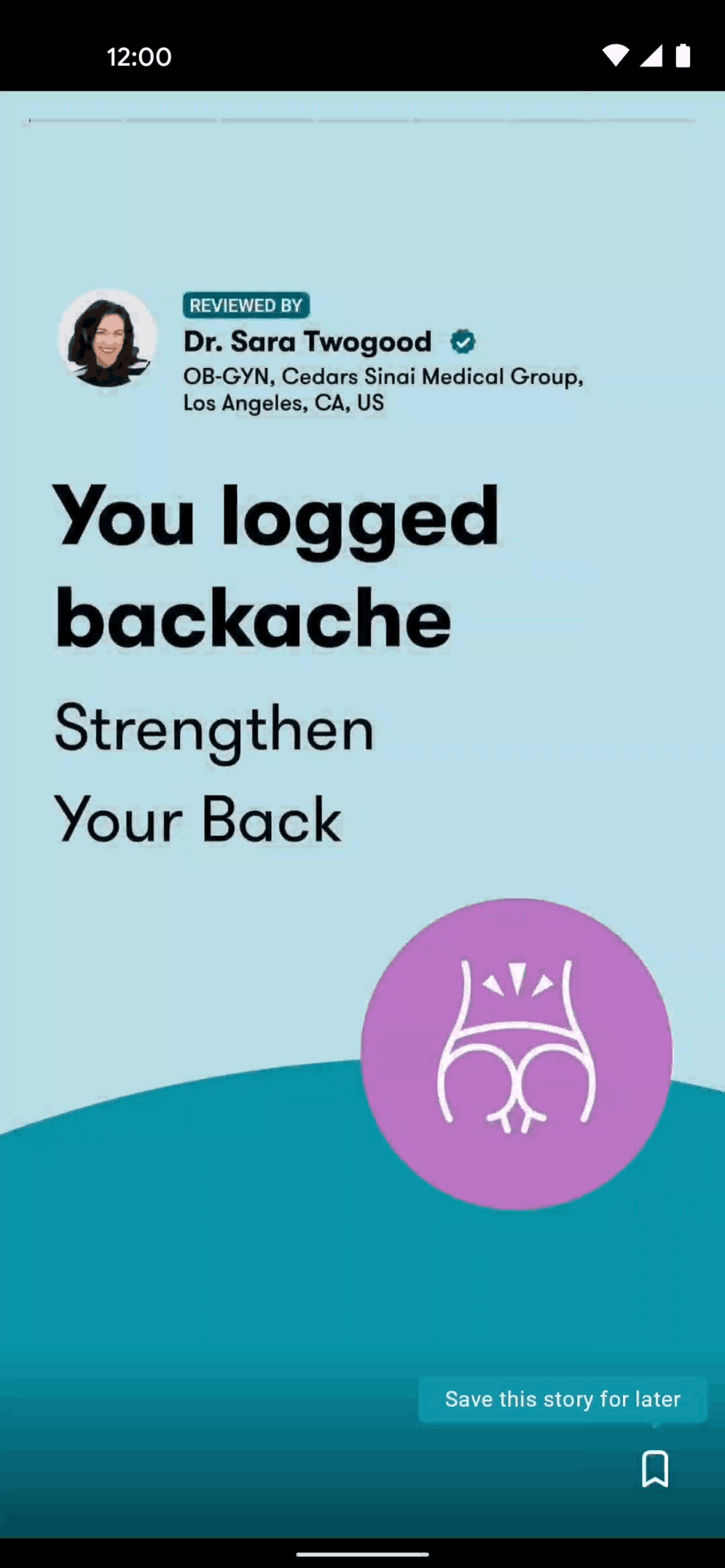 Flo Android Health & Fitness interface screenshot 6