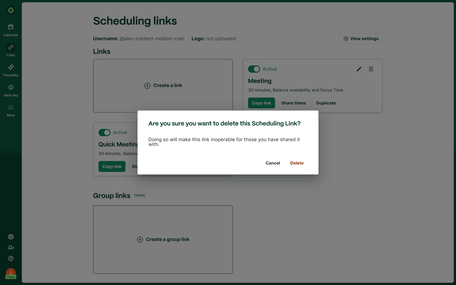 Clockwise Web Productivity interface screenshot 5