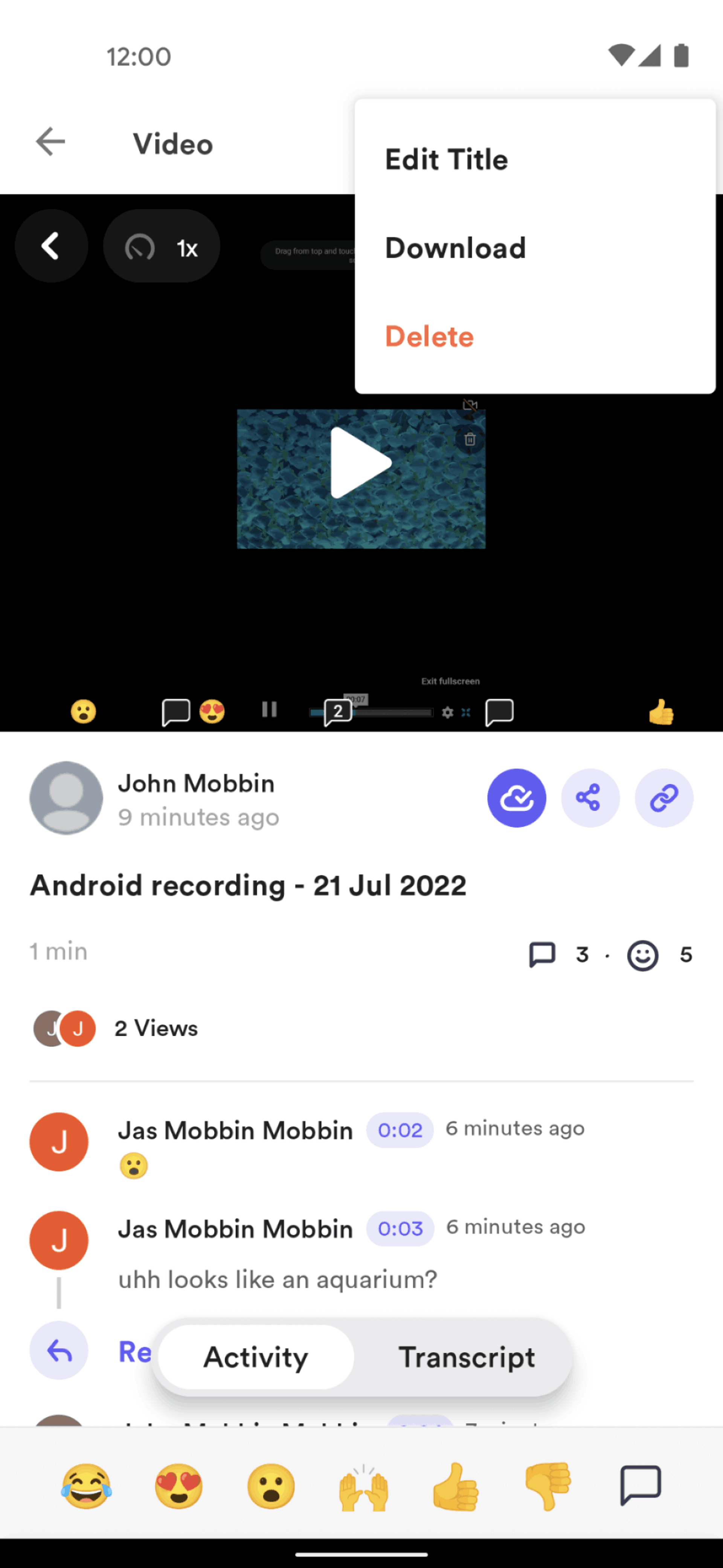Loom Android Business interface screenshot 10