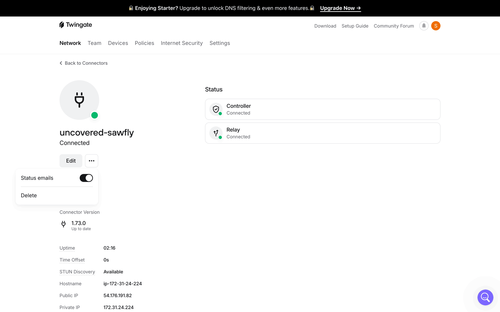 Twingate Web Developer Tools interface screenshot 7