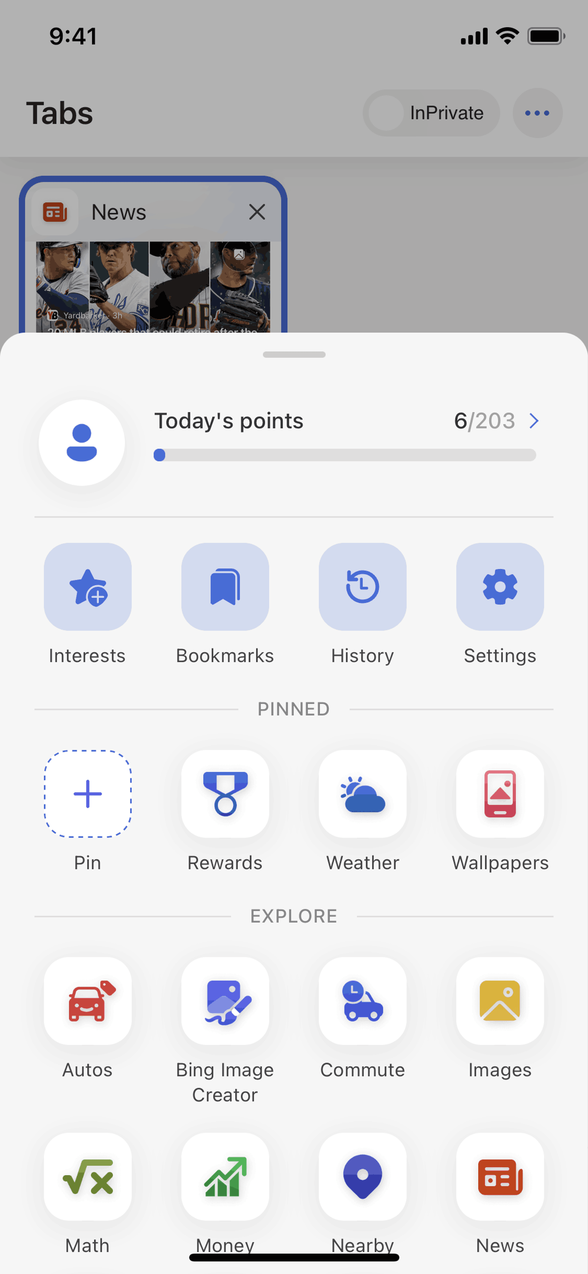 Bing iOS AI interface screenshot 14