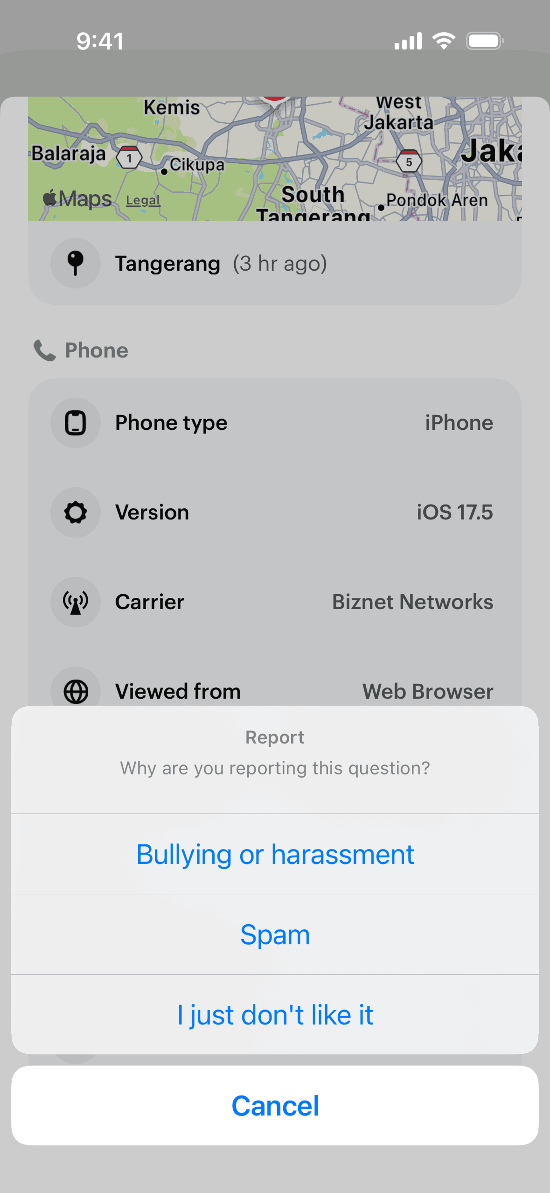 NGL iOS Lifestyle interface screenshot 18