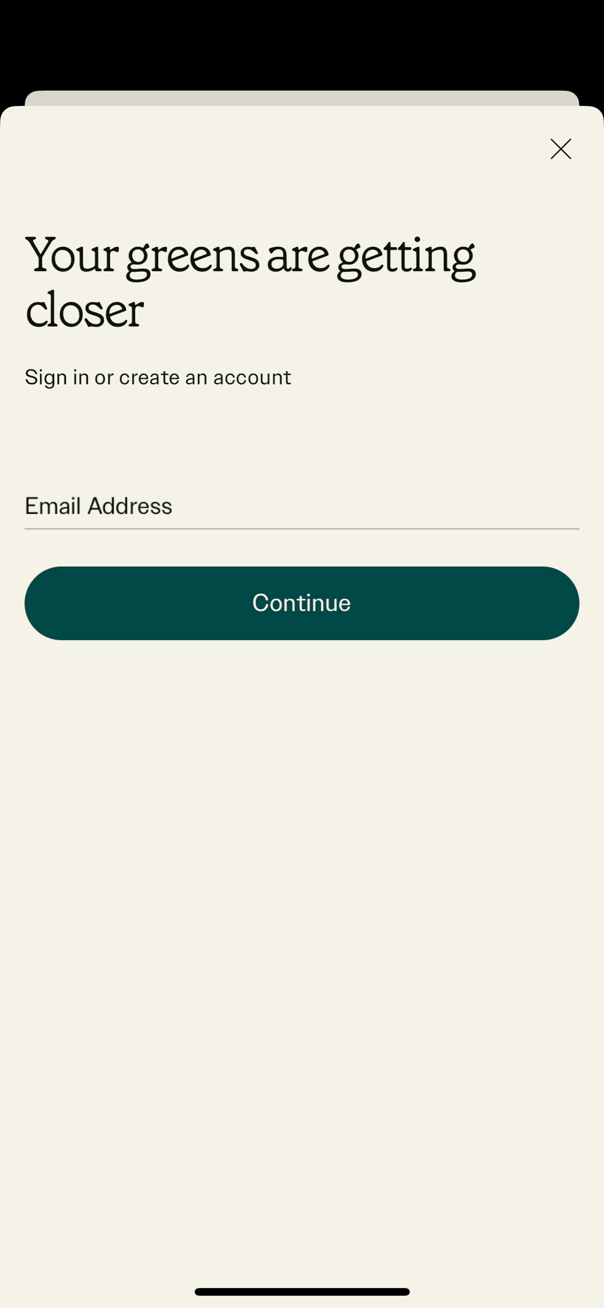 sweetgreen iOS Food & Drink interface screenshot 6