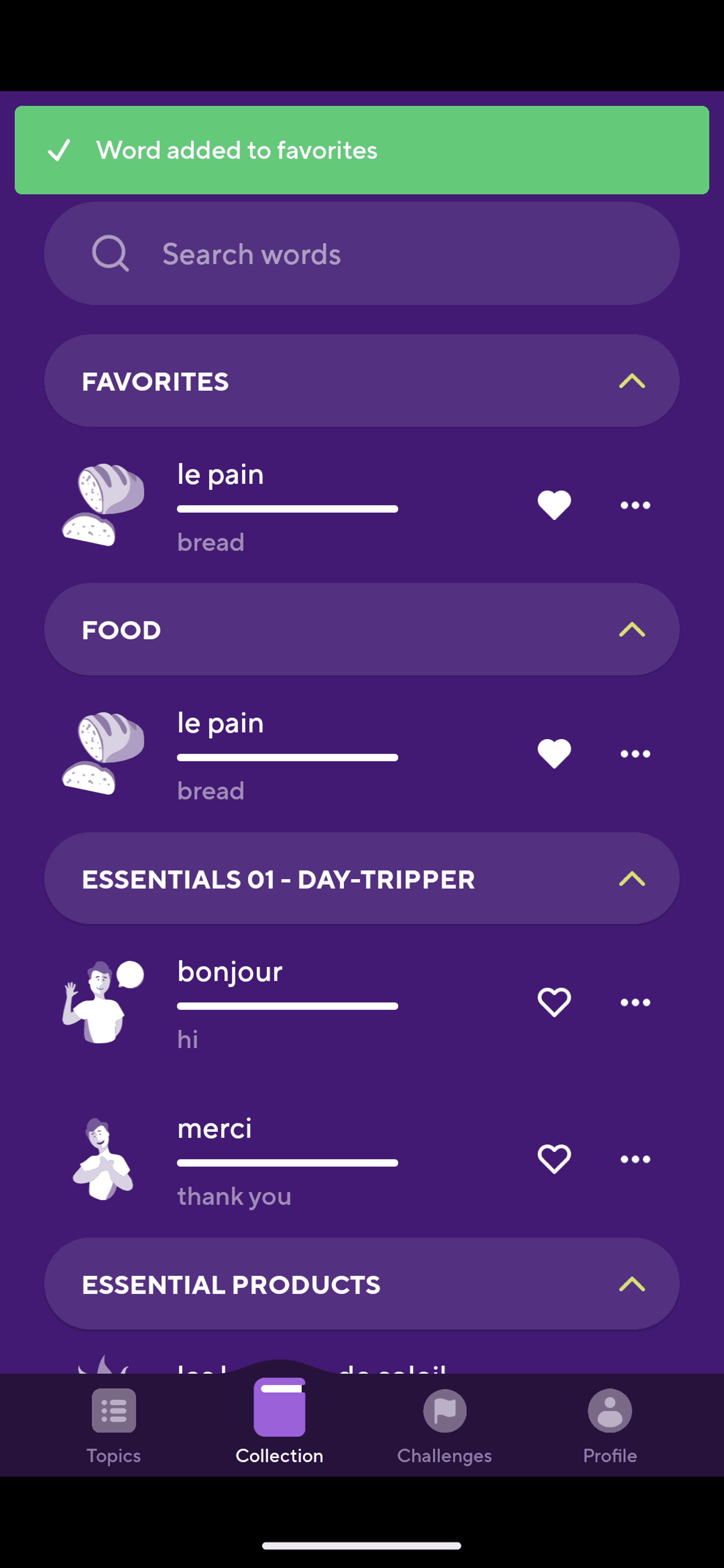 Drops Android Education interface screenshot 9