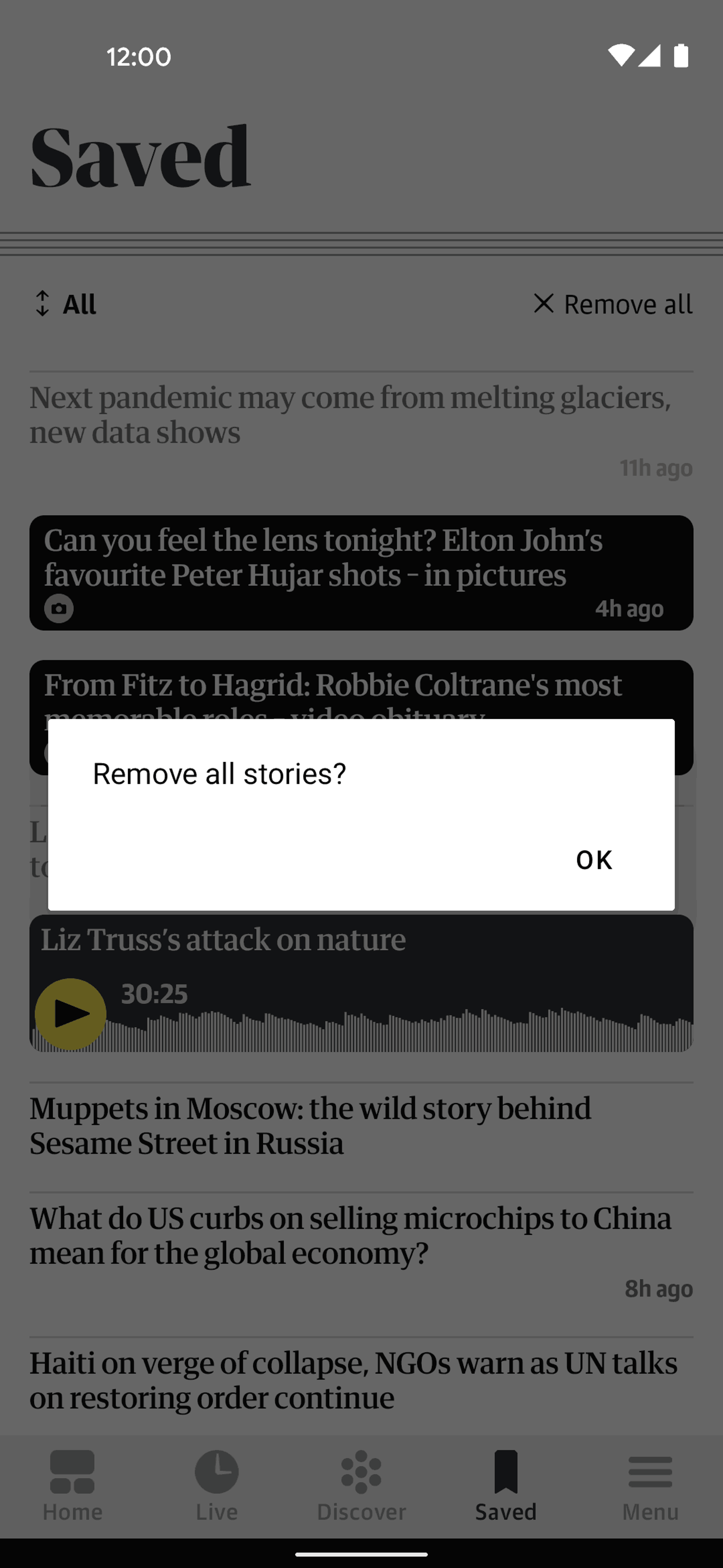 The Guardian Android News interface screenshot 19