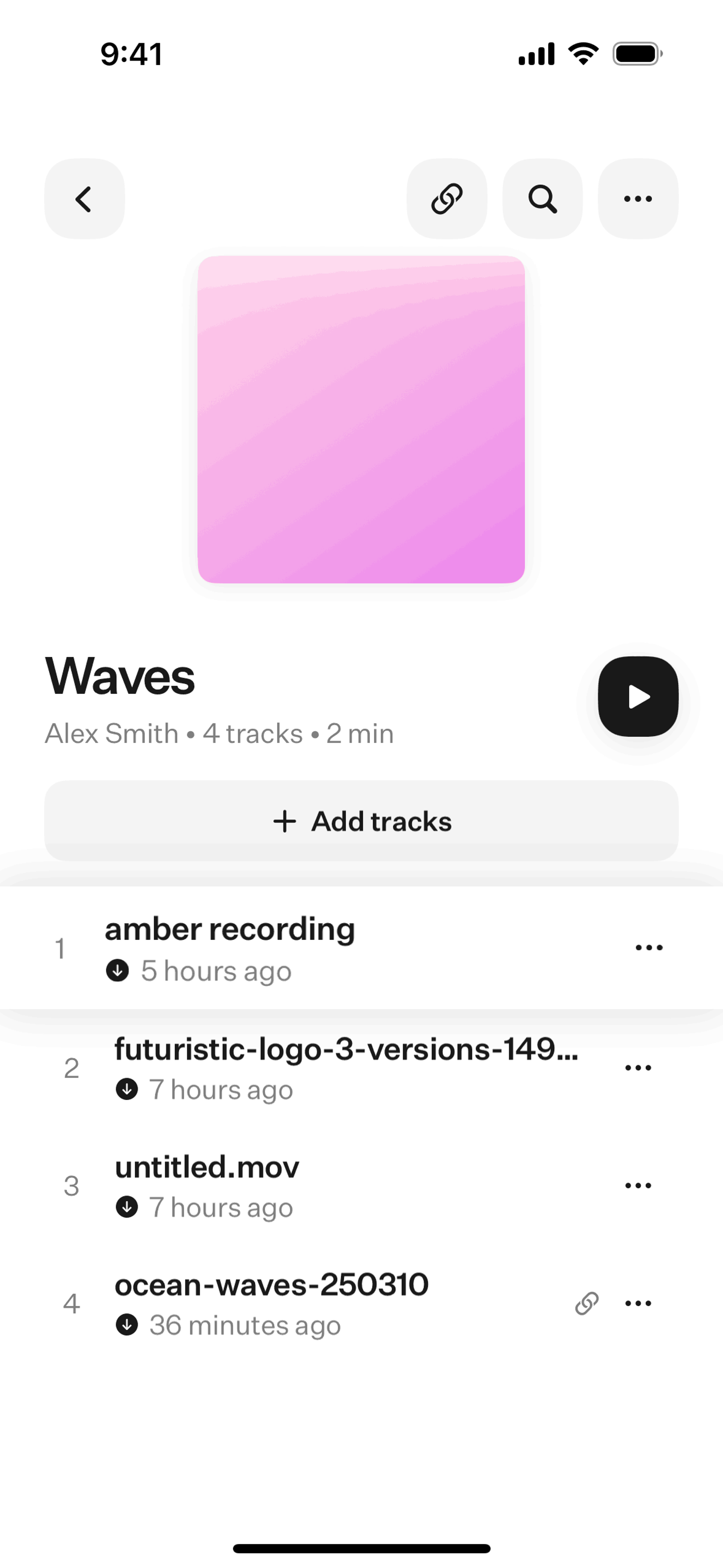 [untitled] iOS Music & Audio interface screenshot 22