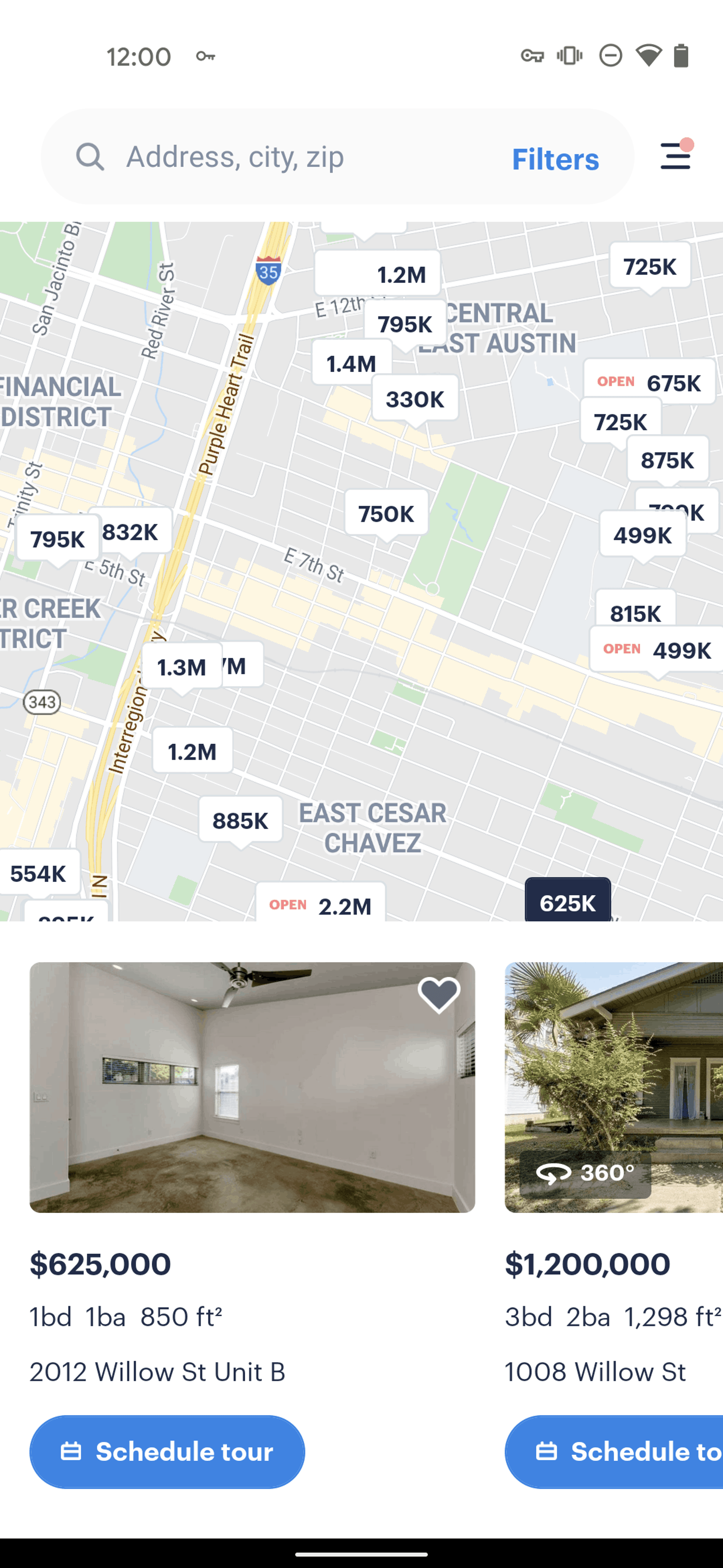 Opendoor Android Lifestyle interface screenshot 16