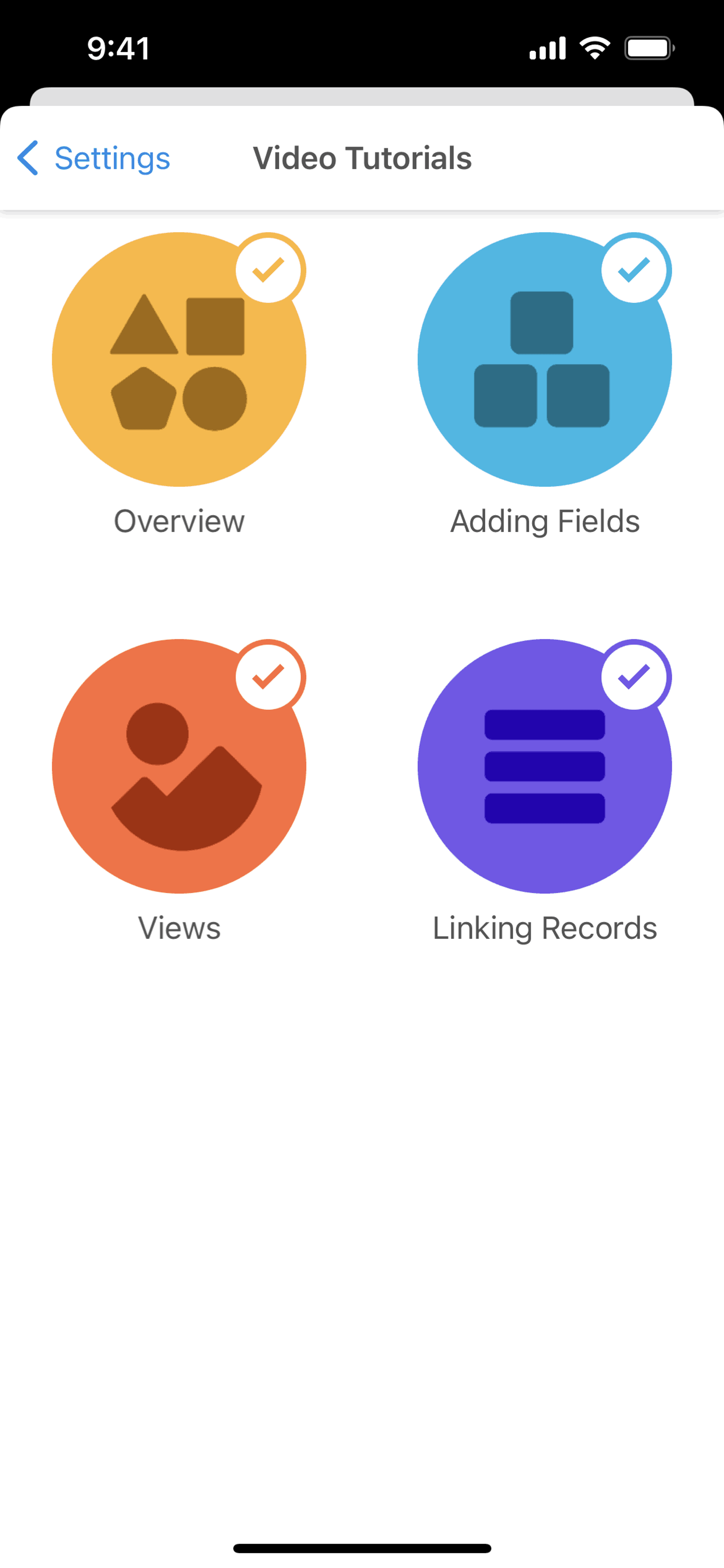 Airtable iOS Productivity interface screenshot 22
