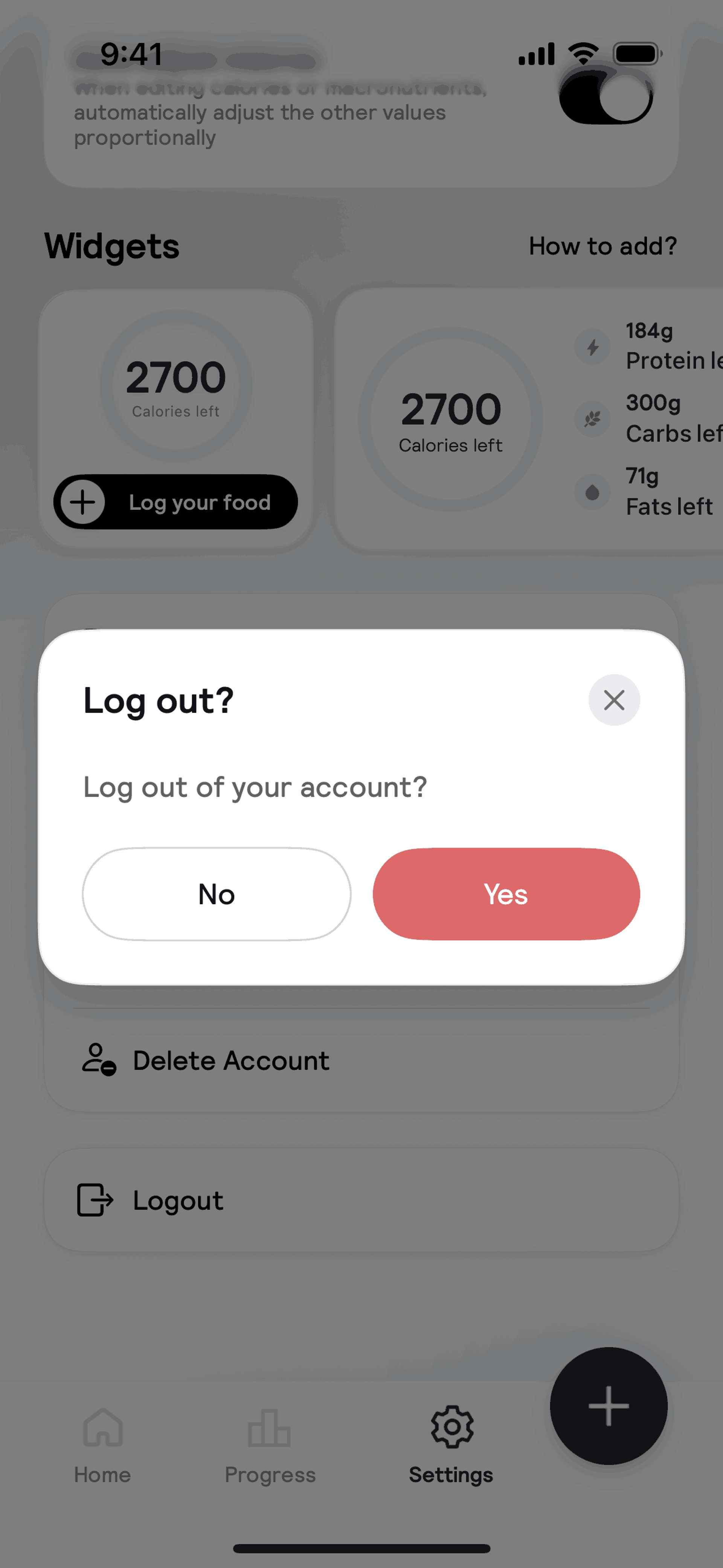 Cal AI iOS AI interface screenshot 20