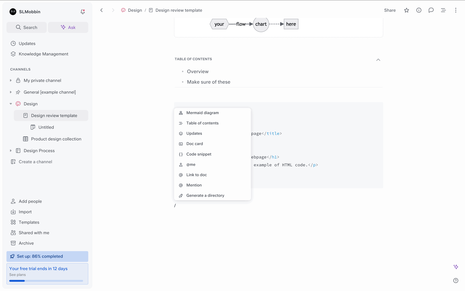 Slite Web Productivity interface screenshot 22