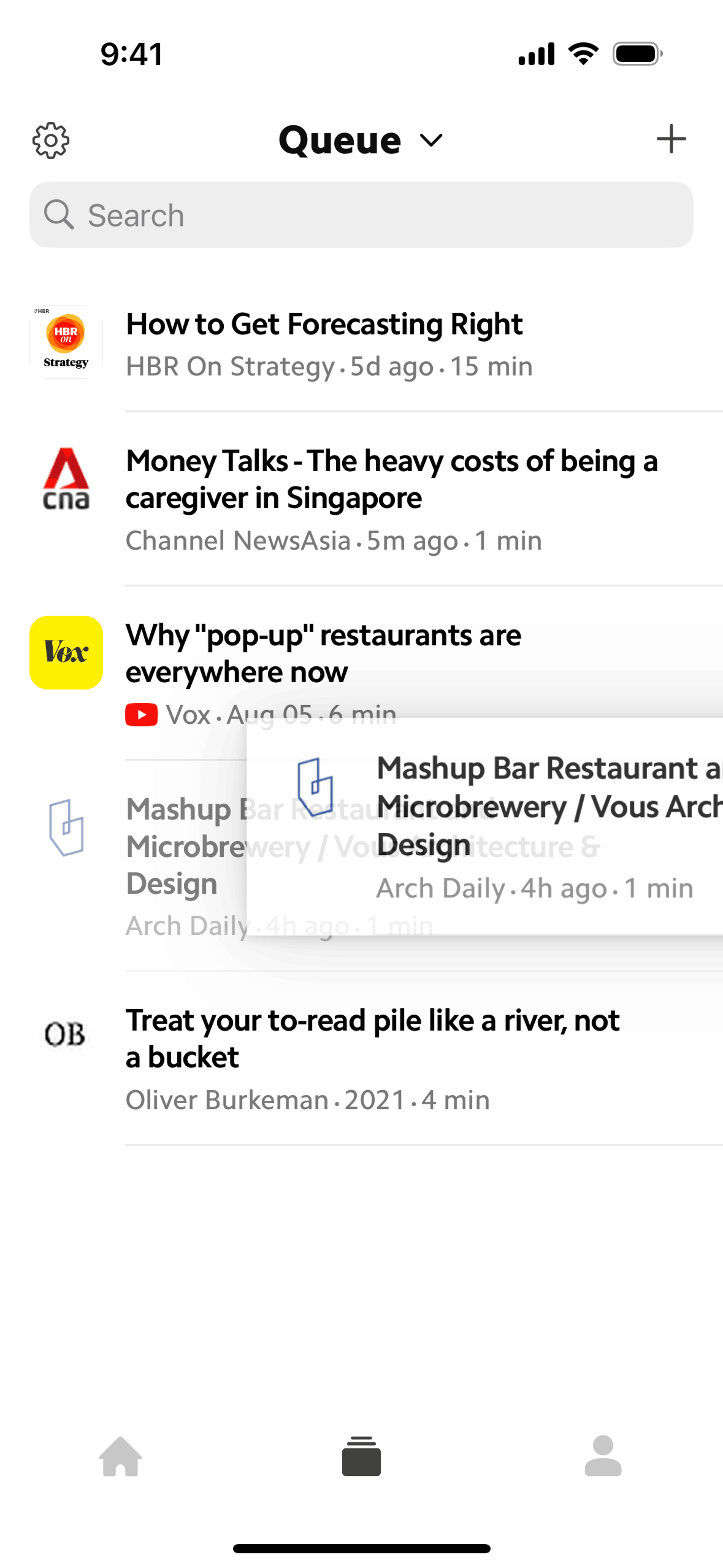 Matter iOS Reference interface screenshot 9