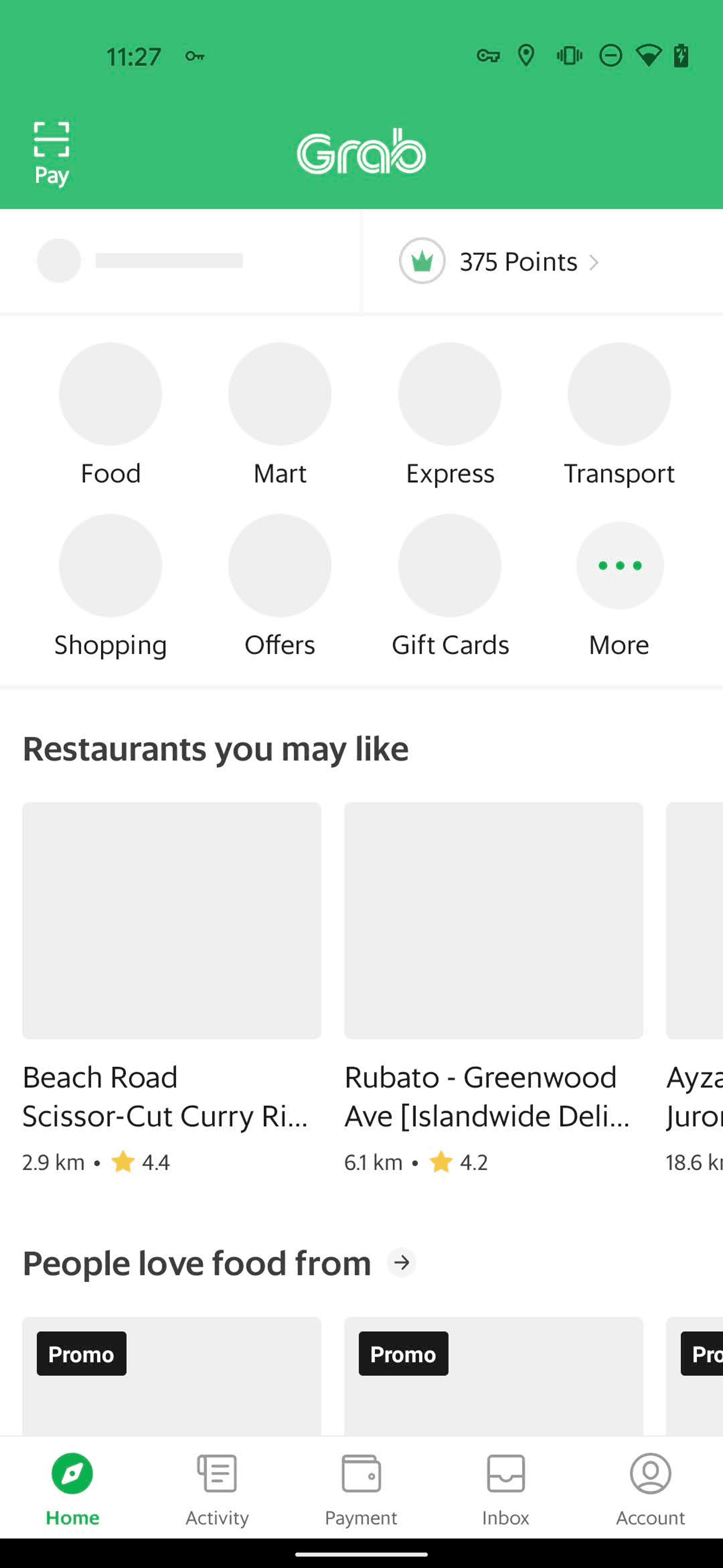 Grab Android Finance interface screenshot 14