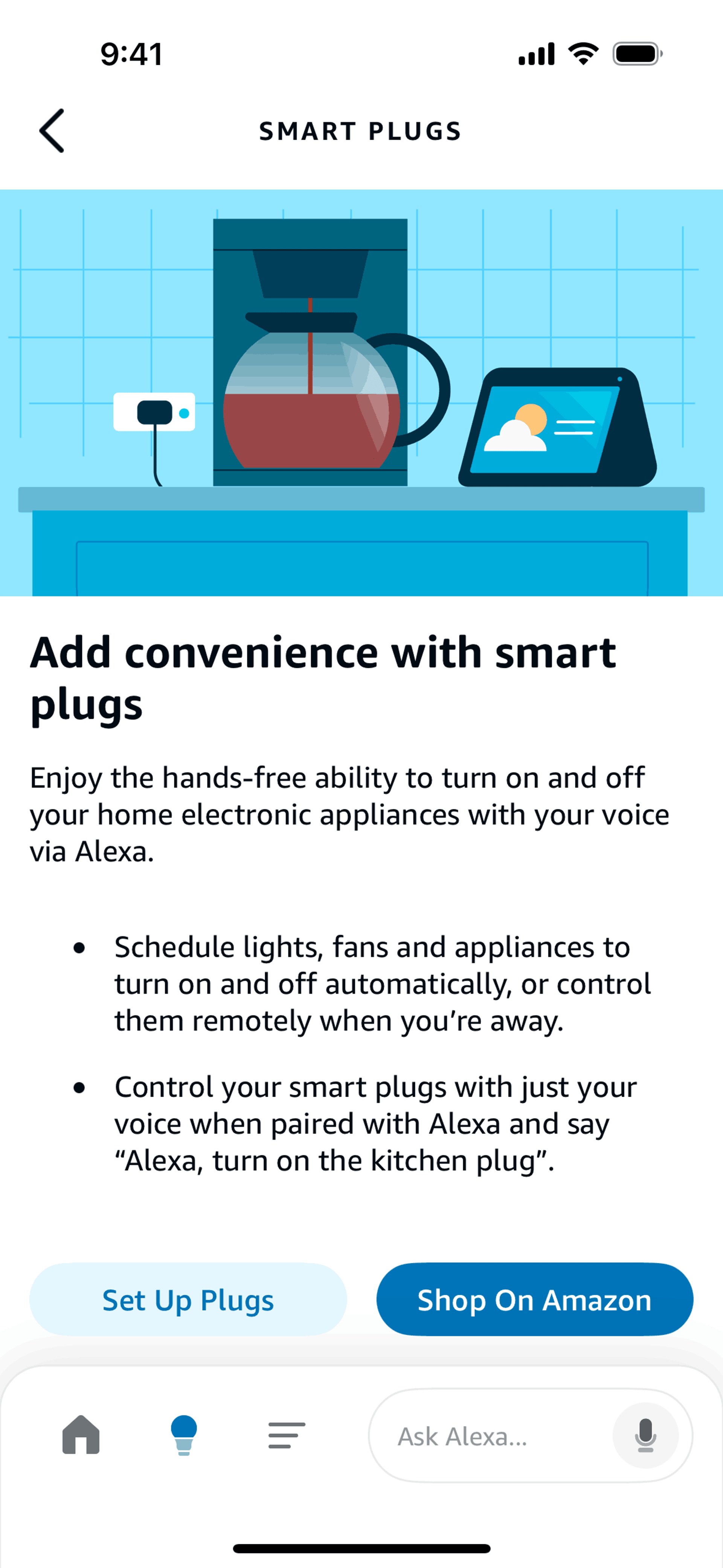 Amazon Alexa iOS Lifestyle interface screenshot 16