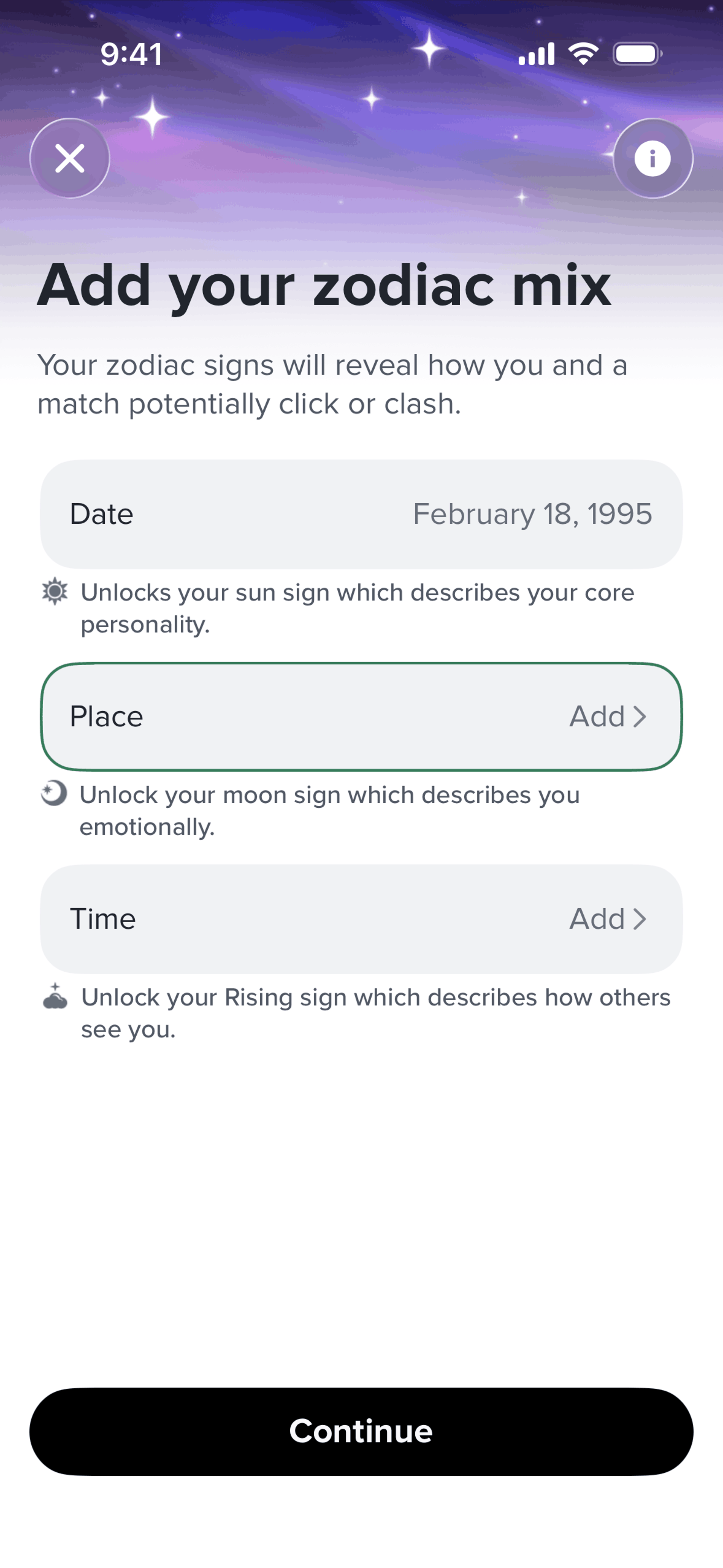 Tinder iOS Social Networking interface screenshot 9