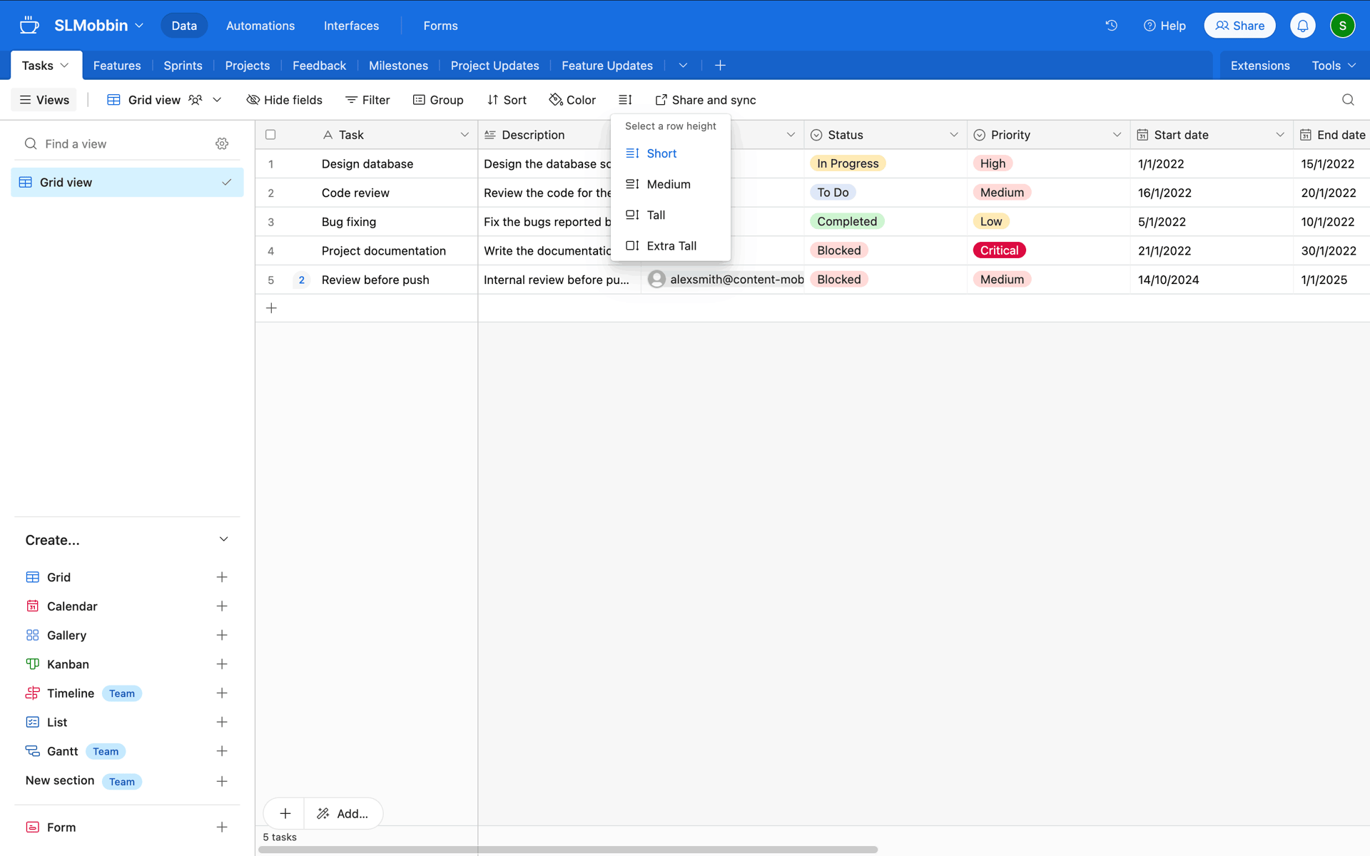 Airtable Web Business interface screenshot 23