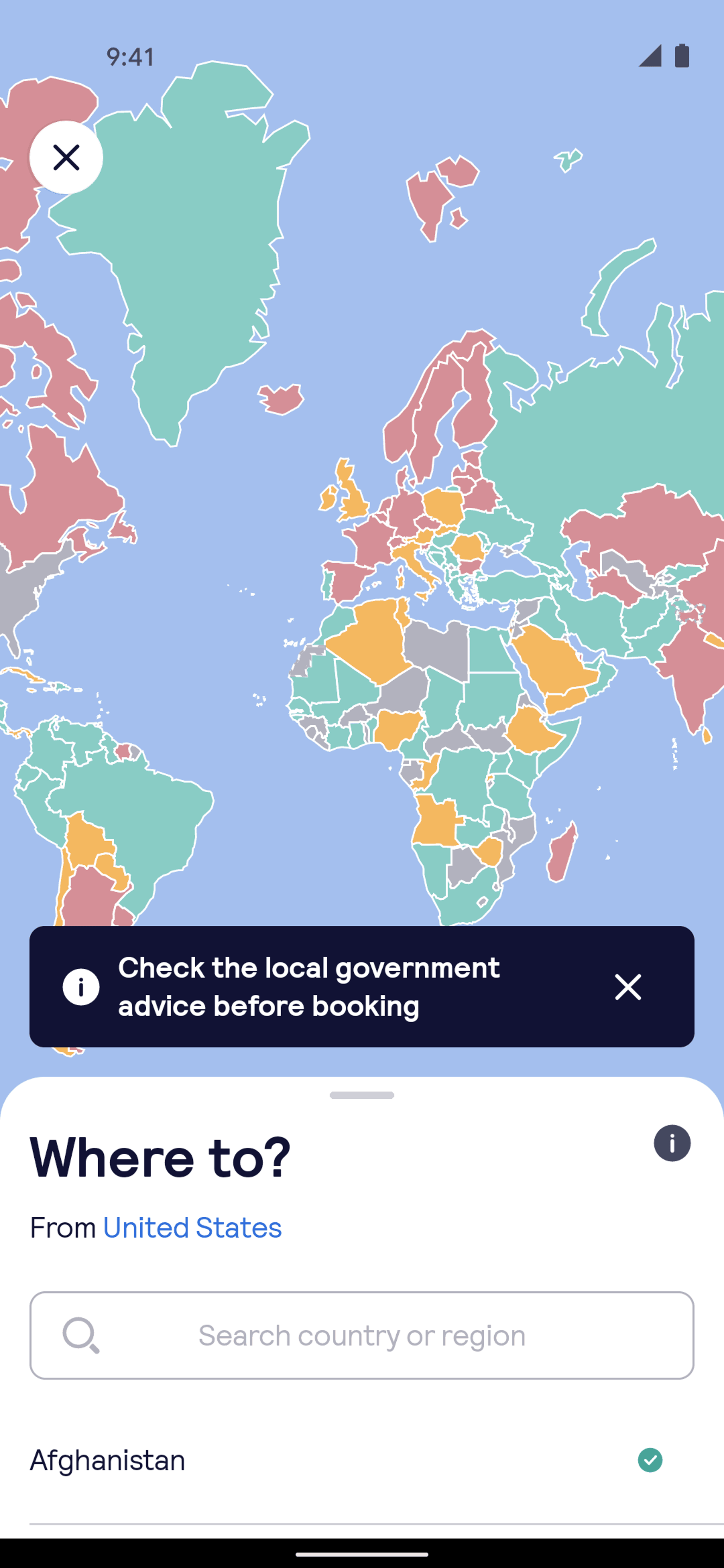 Skyscanner Android Travel & Transportation interface screenshot 9
