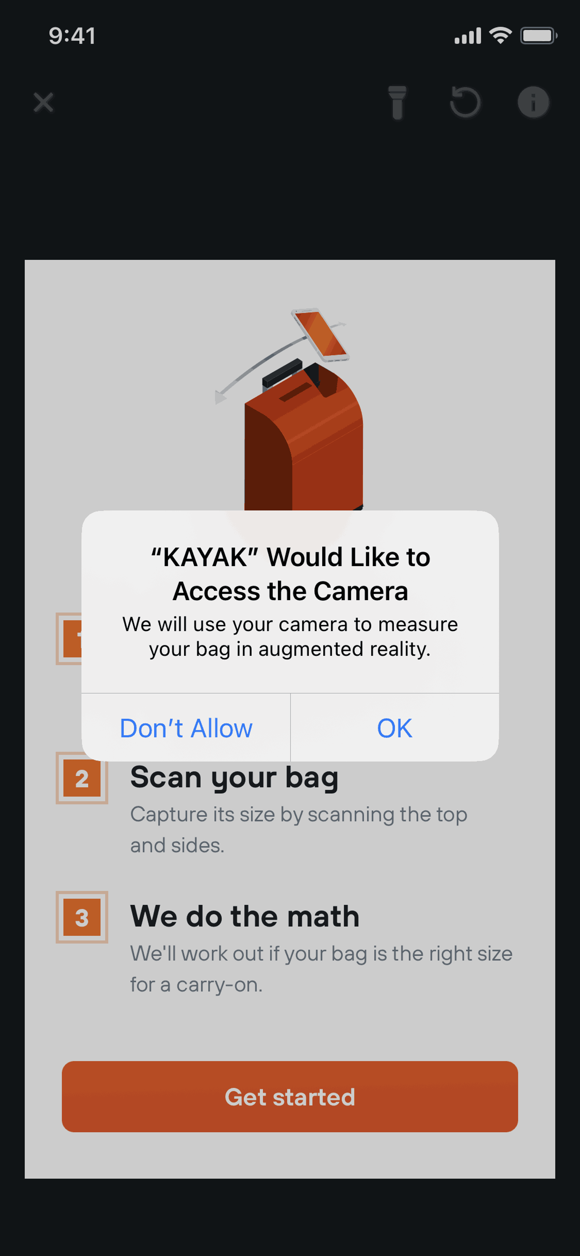 KAYAK iOS Travel & Transportation interface screenshot 15