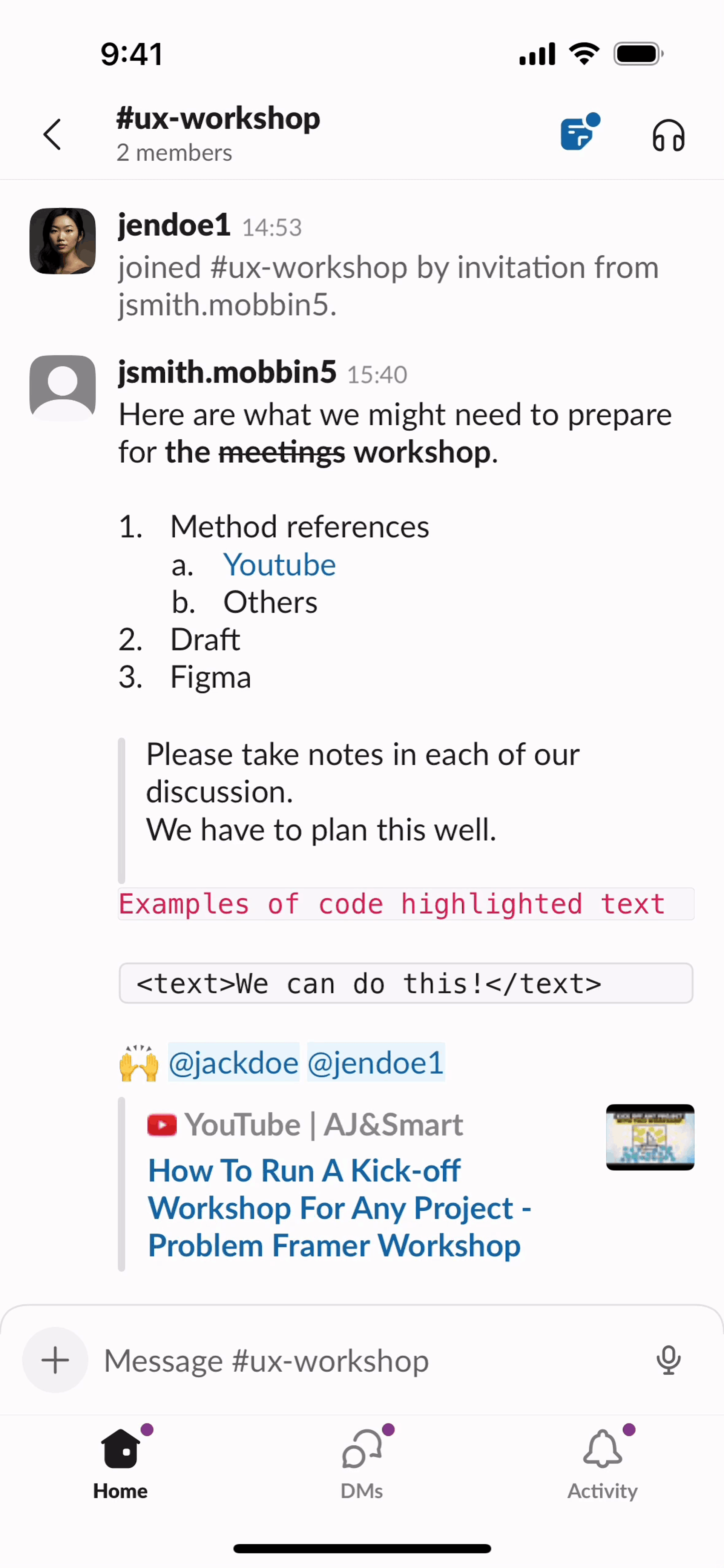 Slack iOS Business interface screenshot 5