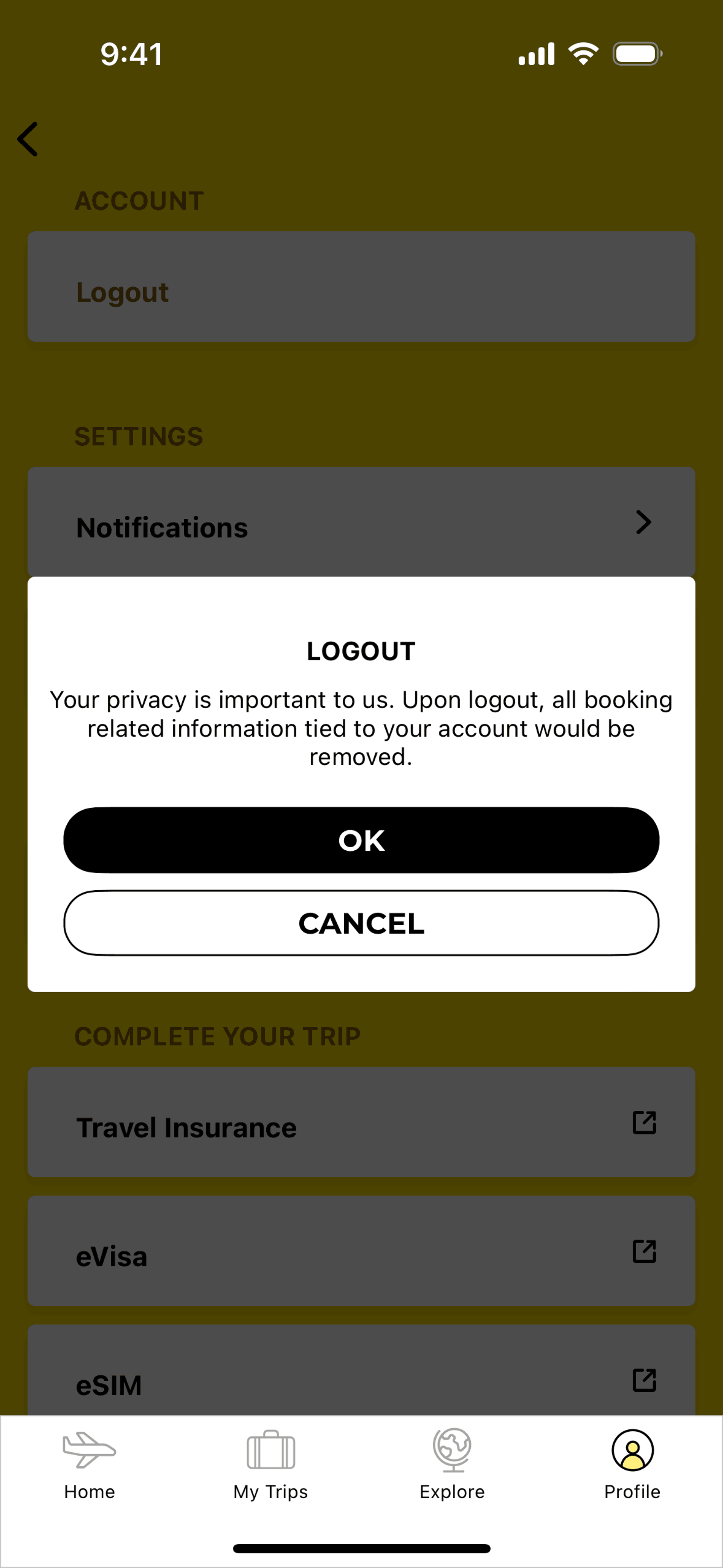 Scoot iOS Travel & Transportation interface screenshot 11