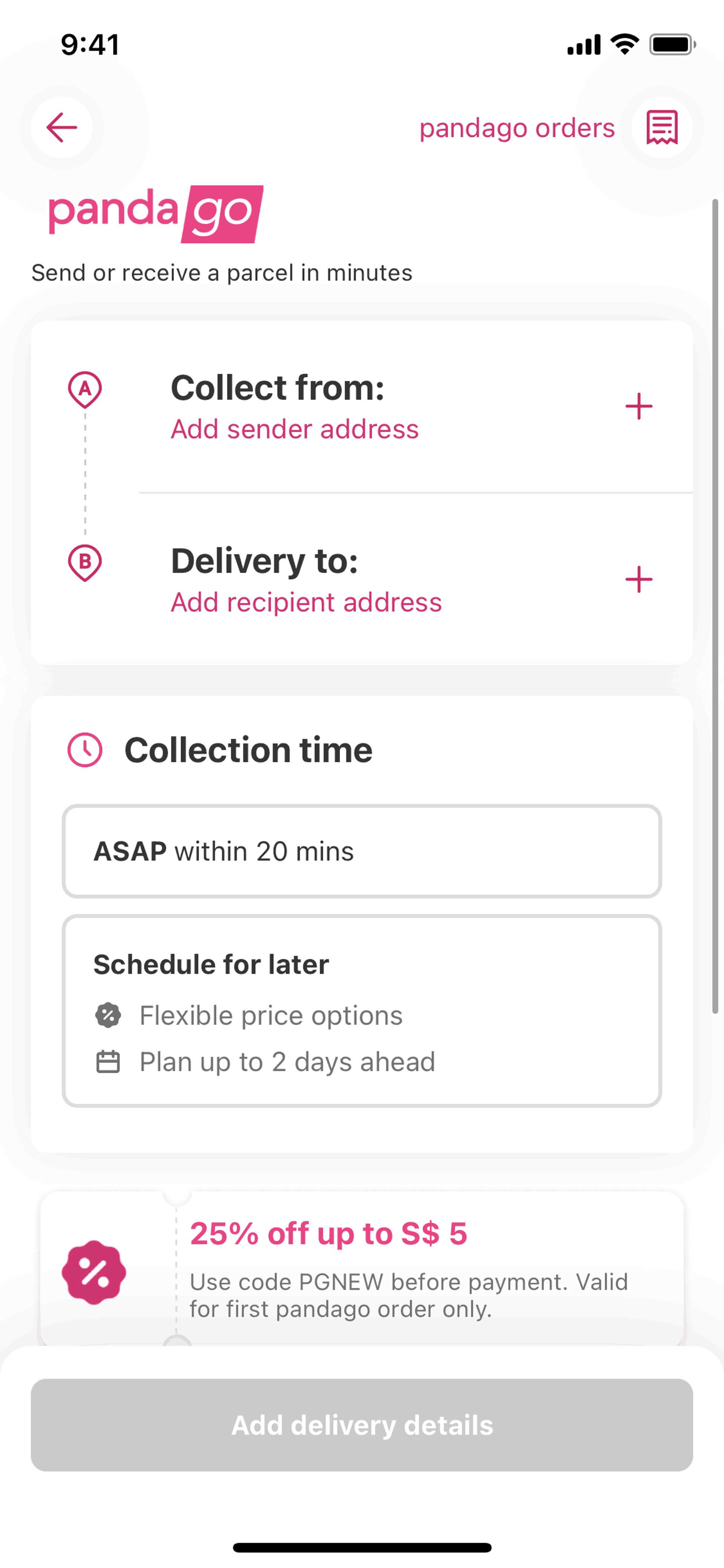 foodpanda iOS Food & Drink interface screenshot 14