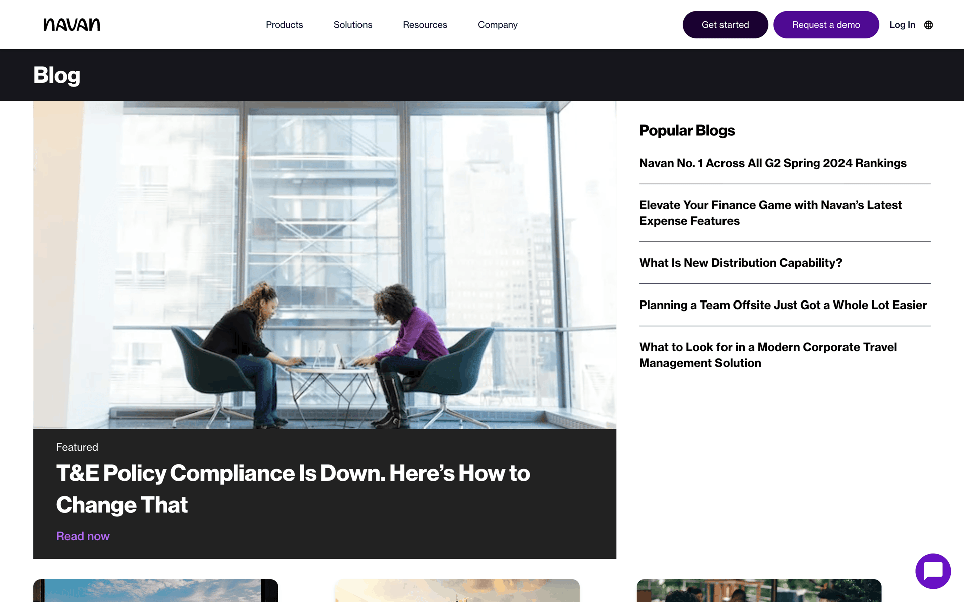 Navan Web Business interface screenshot 20