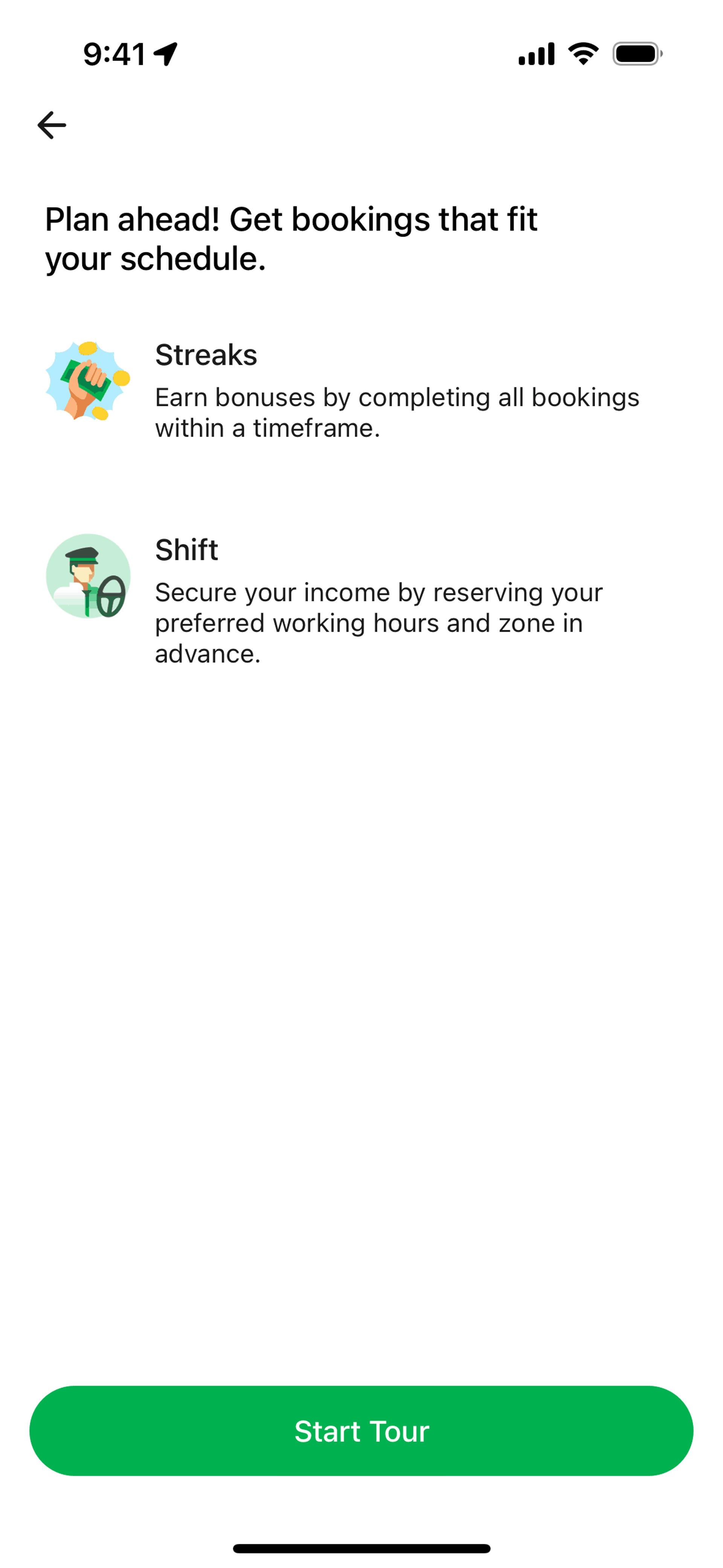 Grab Driver iOS Travel & Transportation interface screenshot 18