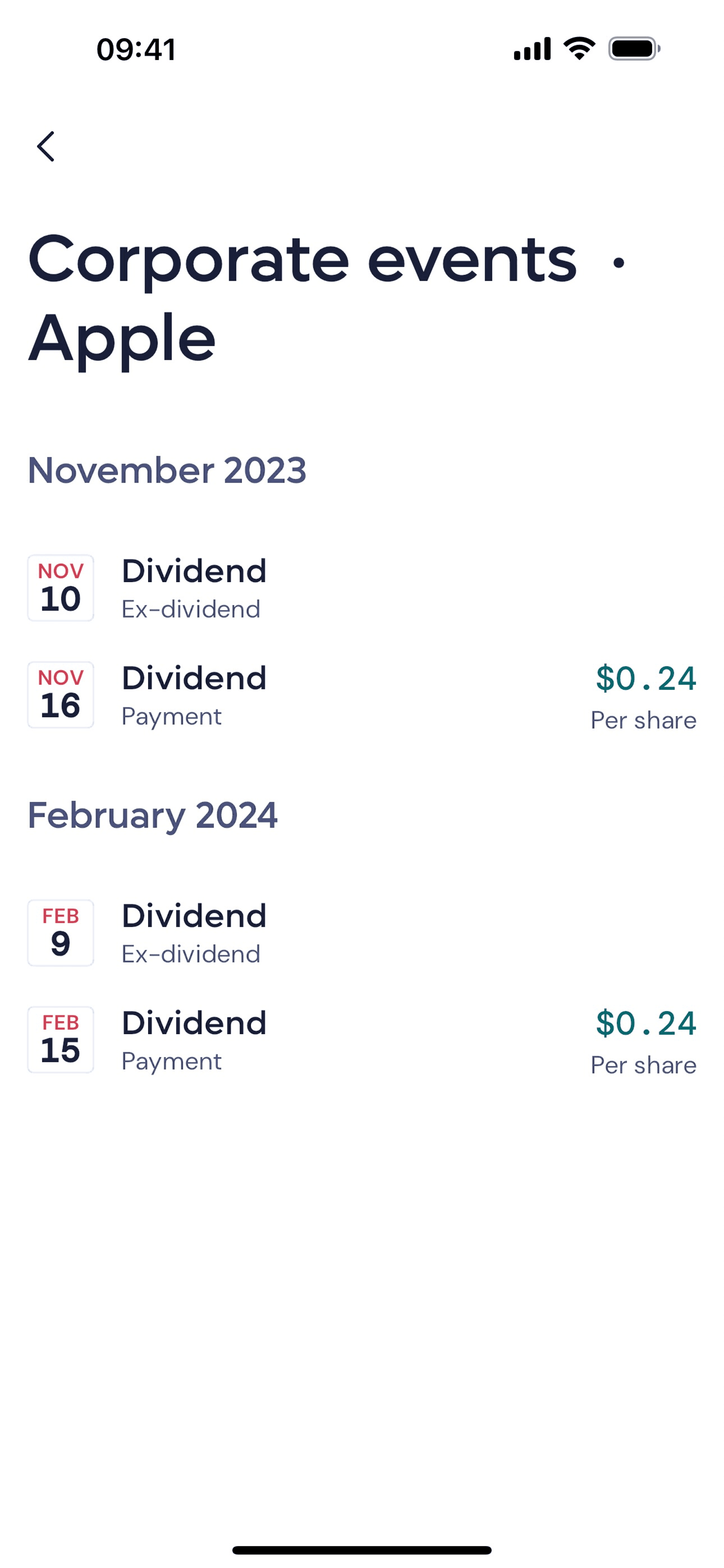 Lightyear iOS Finance interface screenshot 20