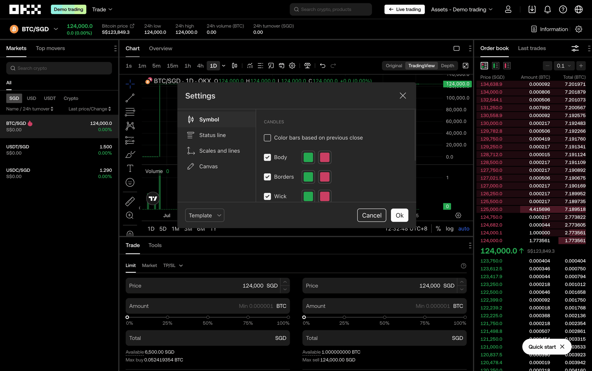OKX Web Finance interface screenshot 10