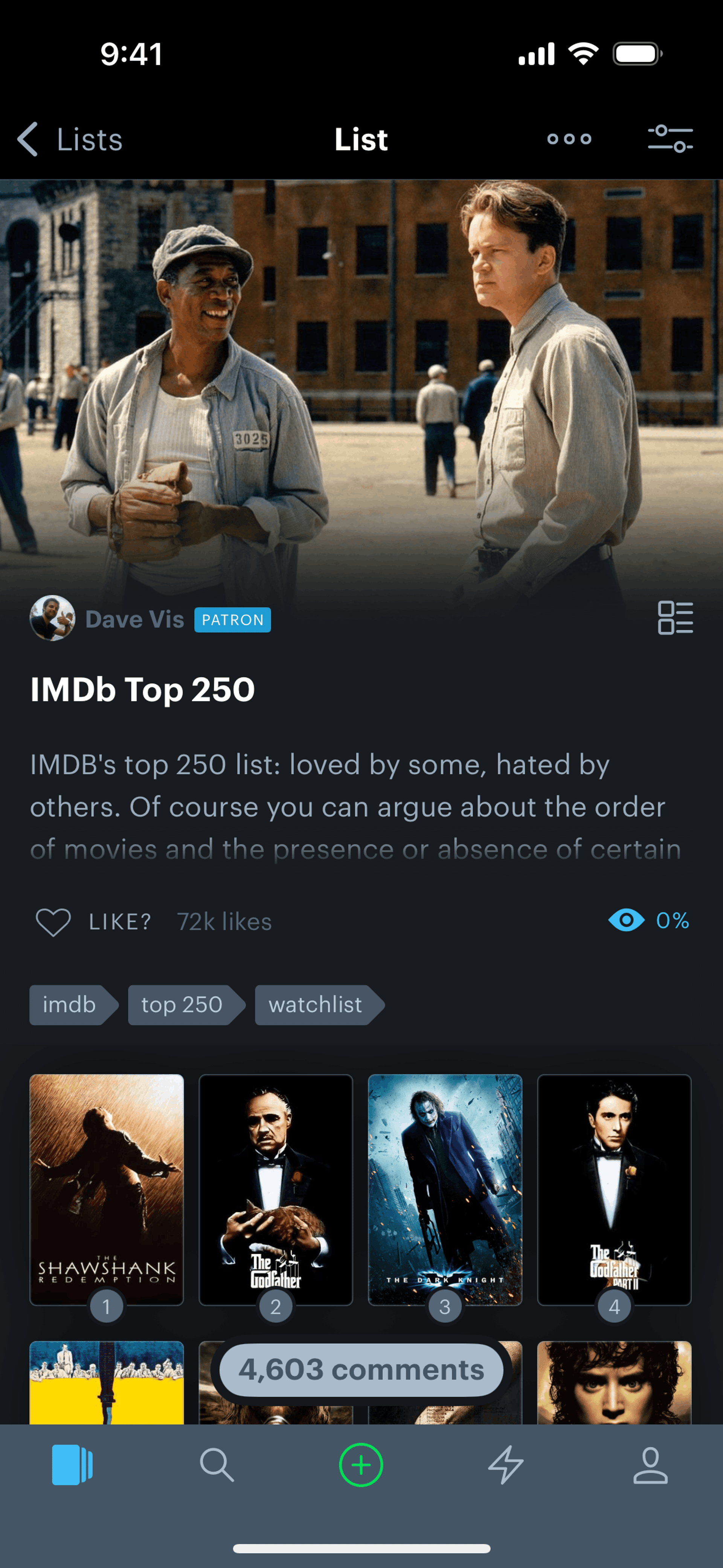 Letterboxd iOS Social Networking interface screenshot 3