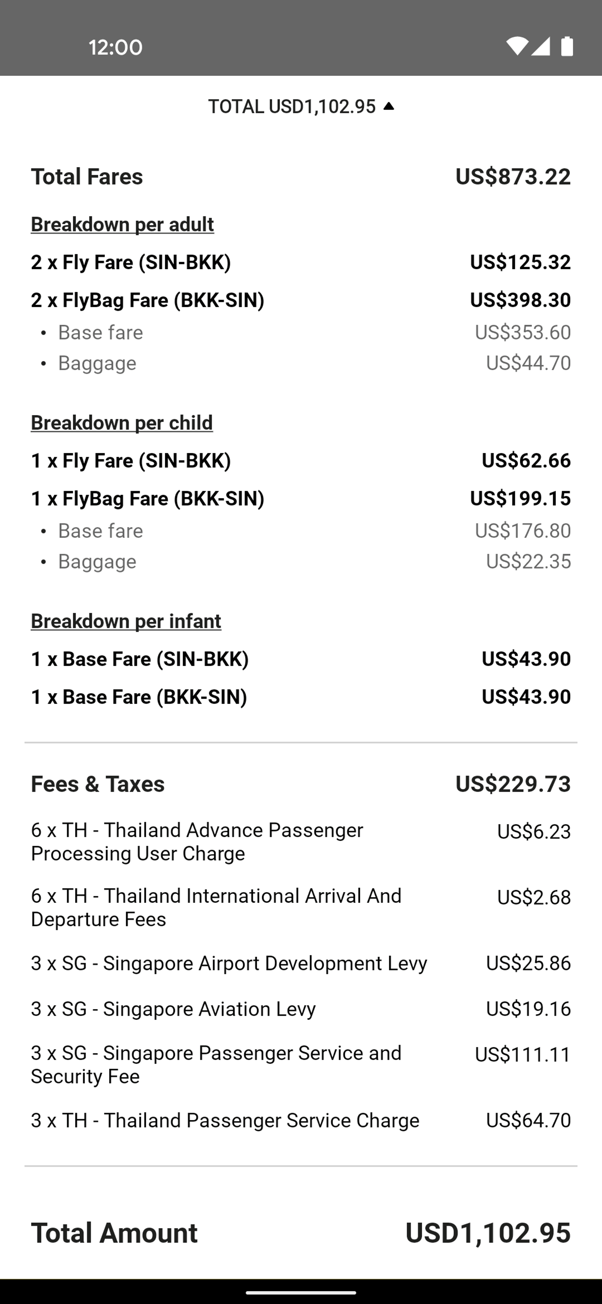 Scoot Android Travel & Transportation interface screenshot 19