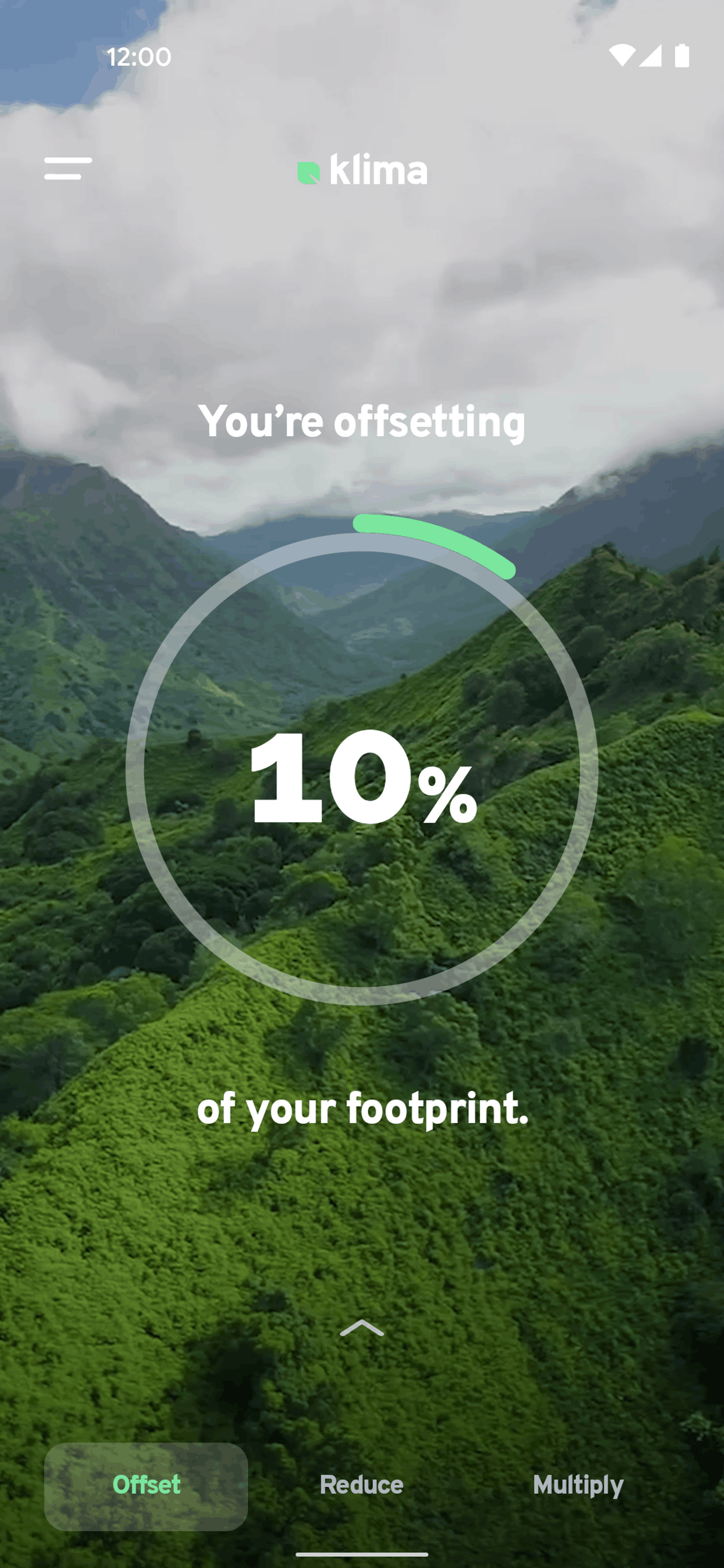 Klima Android Lifestyle interface screenshot 2