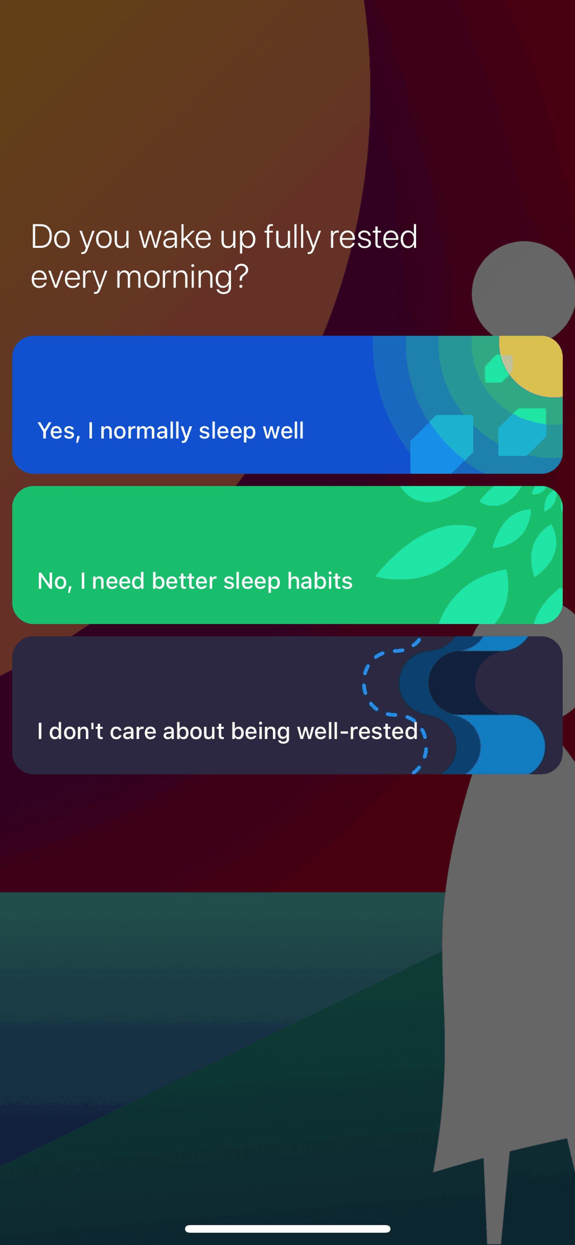 Fabulous iOS Health & Fitness interface screenshot 12
