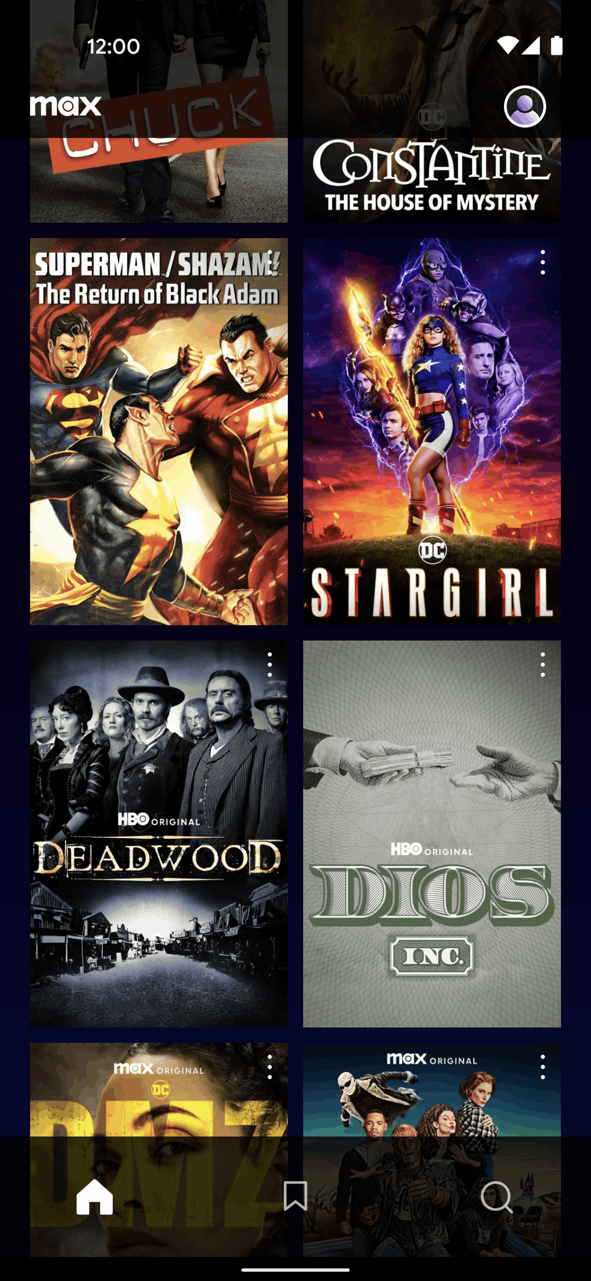 Max Android Entertainment interface screenshot 24