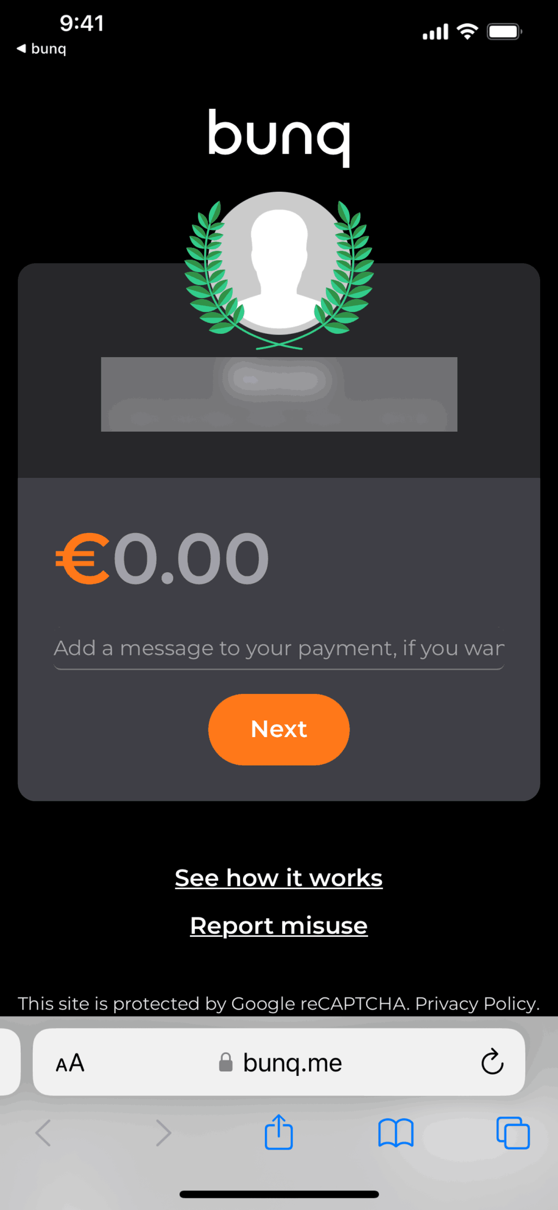 bunq iOS Finance interface screenshot 12