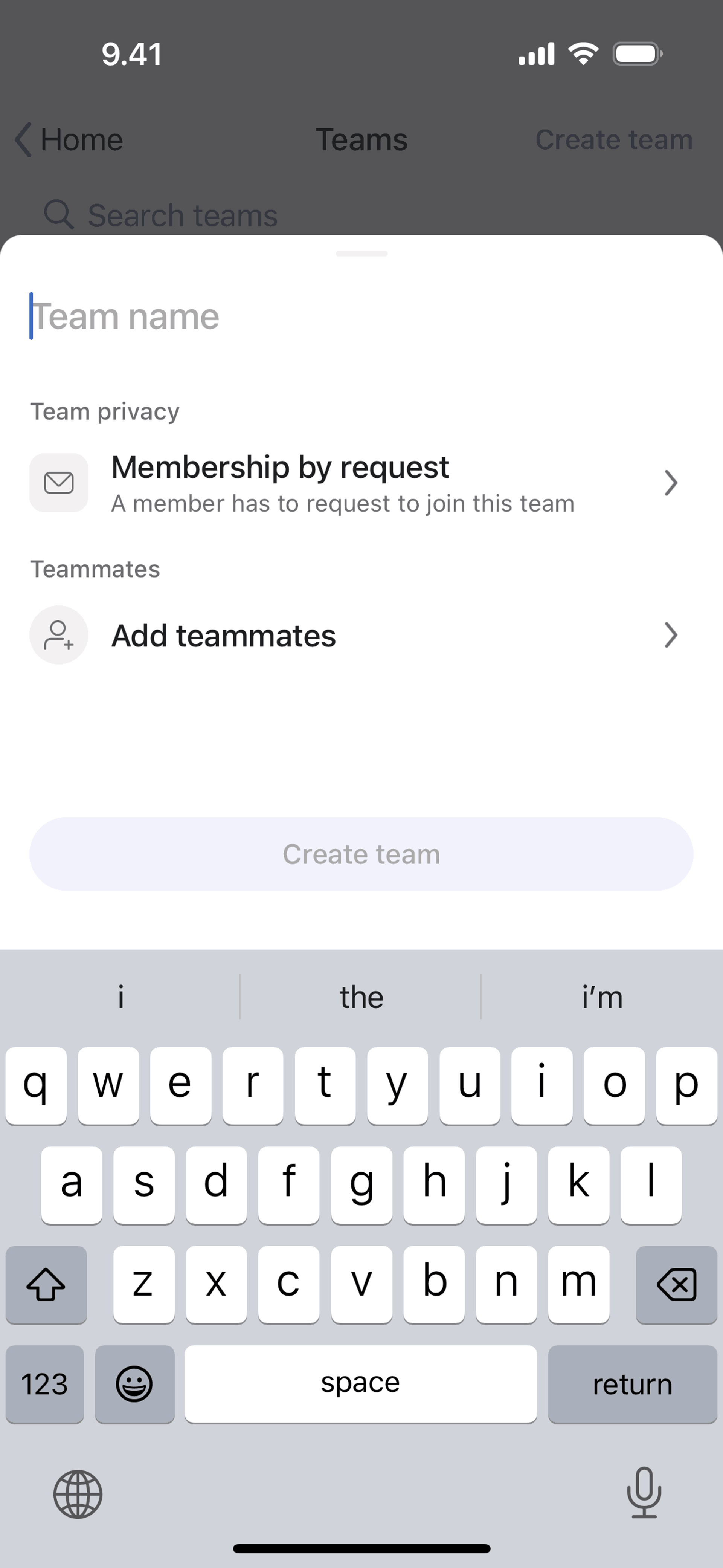 Asana iOS Business interface screenshot 5