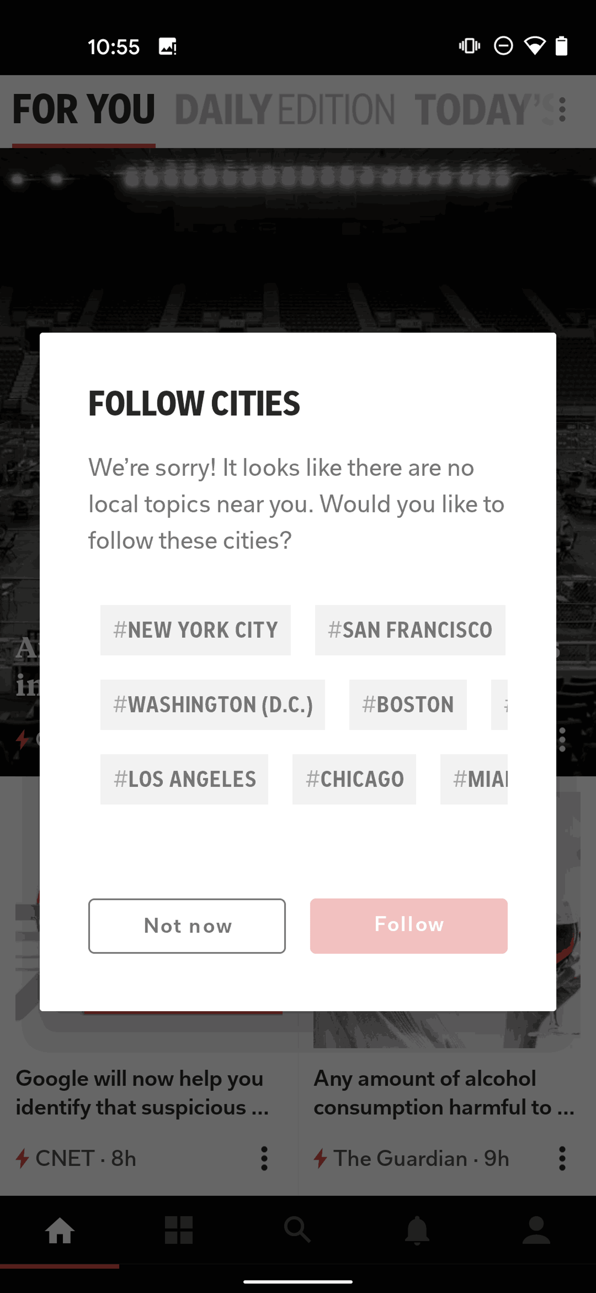 Flipboard Android News interface screenshot 20