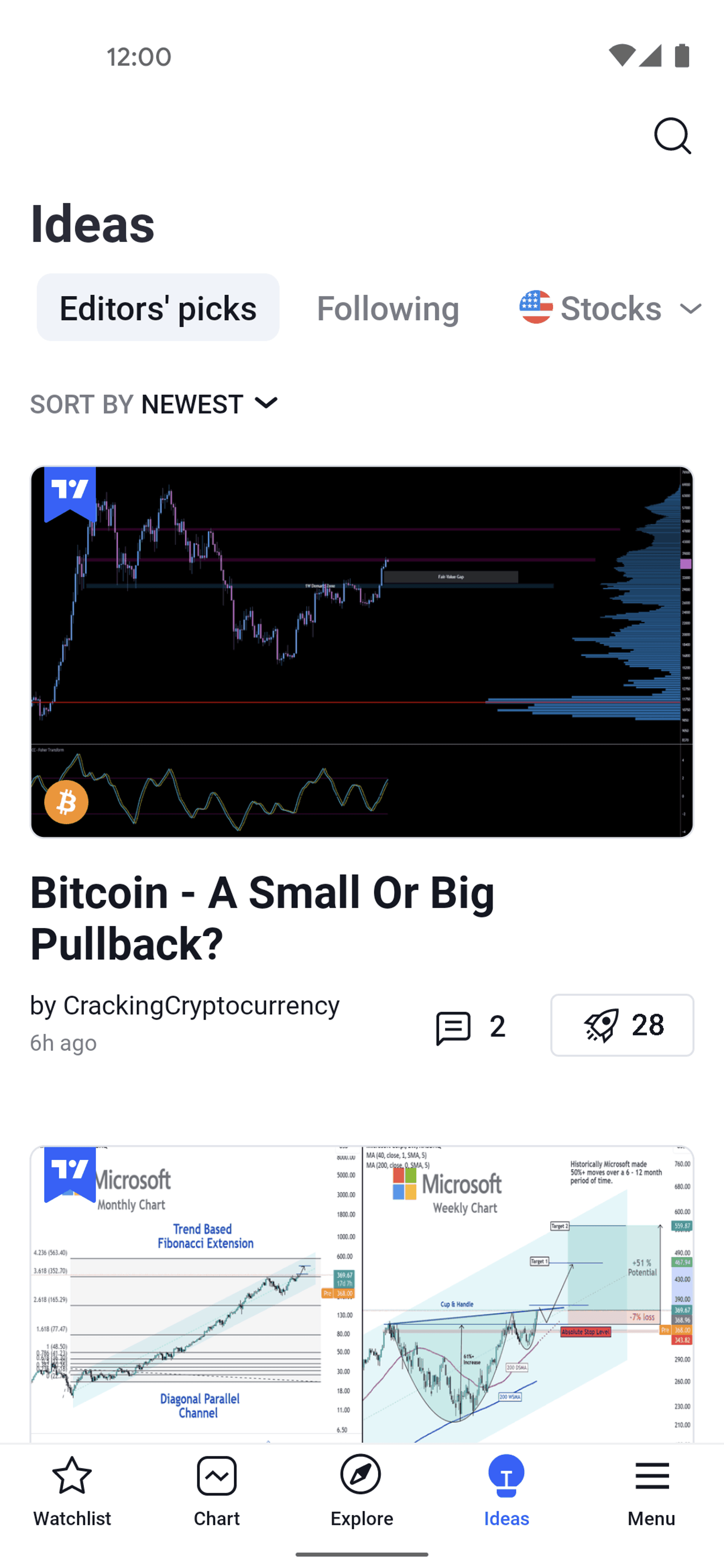 TradingView Android Finance interface screenshot 22