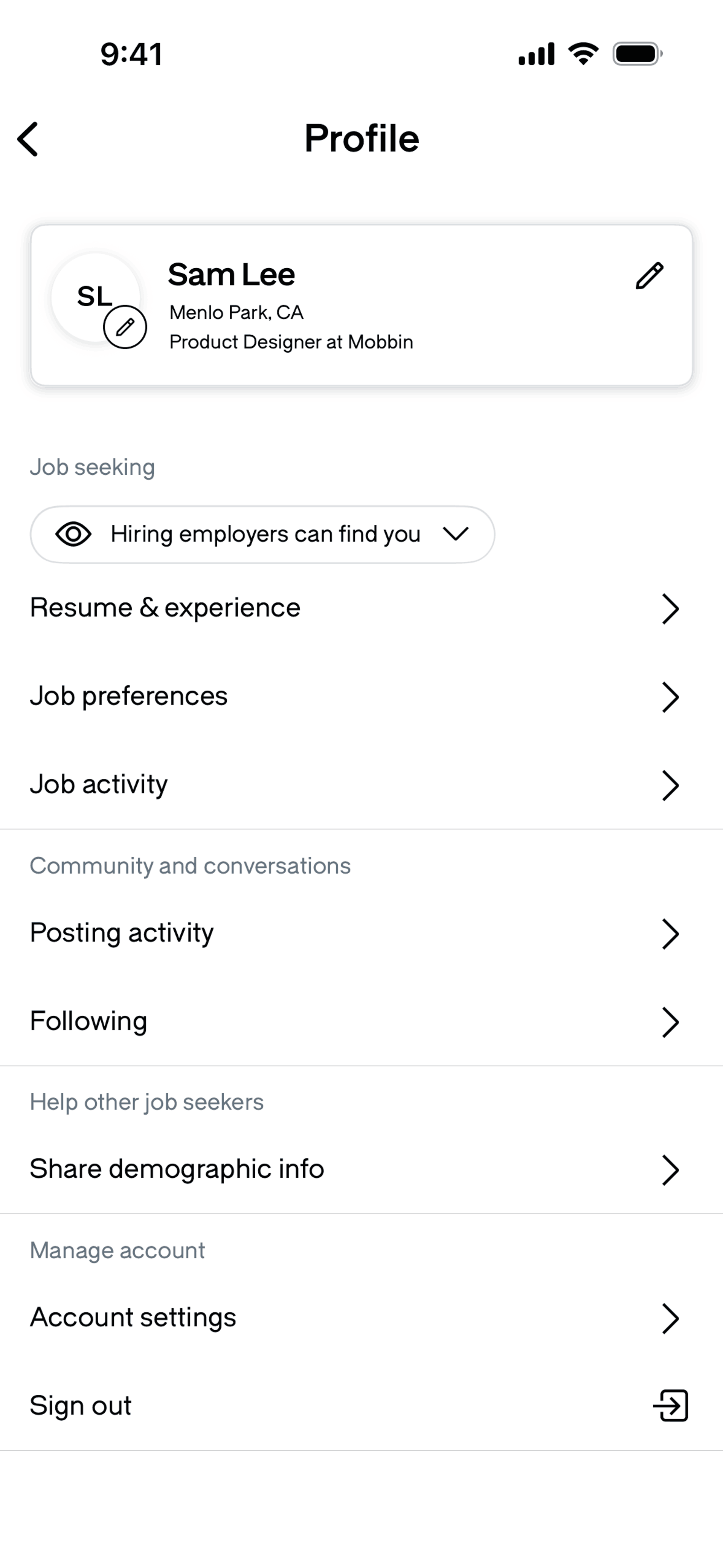 Glassdoor iOS Jobs & Recruitment interface screenshot 19