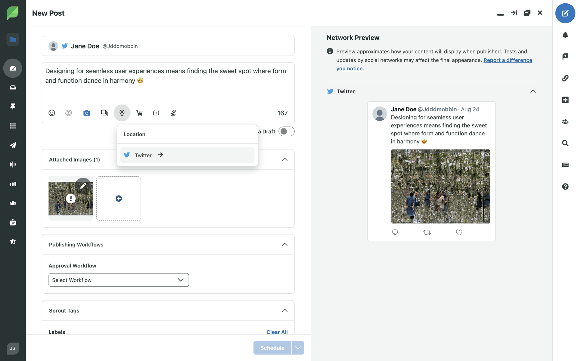 Sprout Social Web Business interface screenshot 19