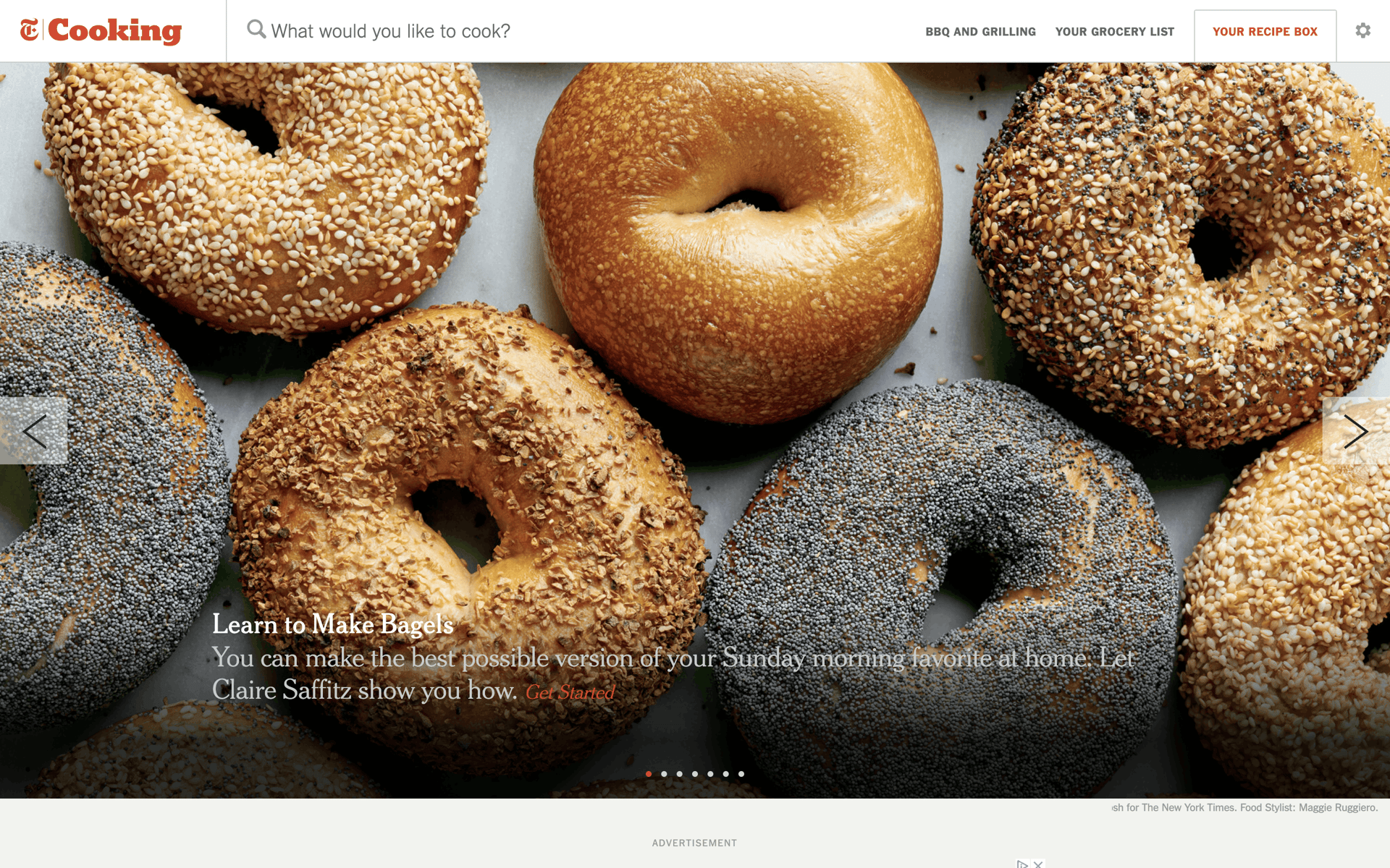 NYT Cooking Web Food & Drink interface screenshot 3
