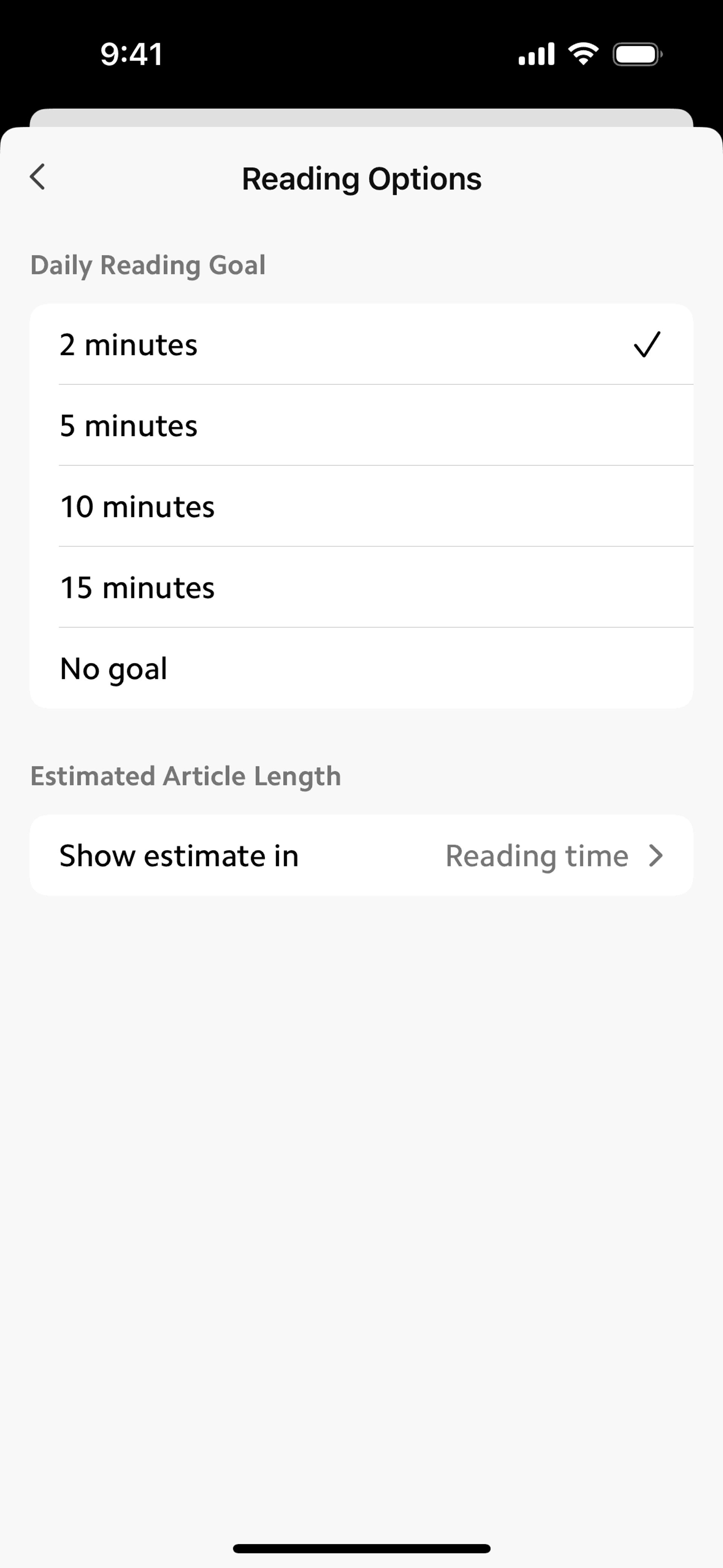 Matter iOS Reference interface screenshot 21