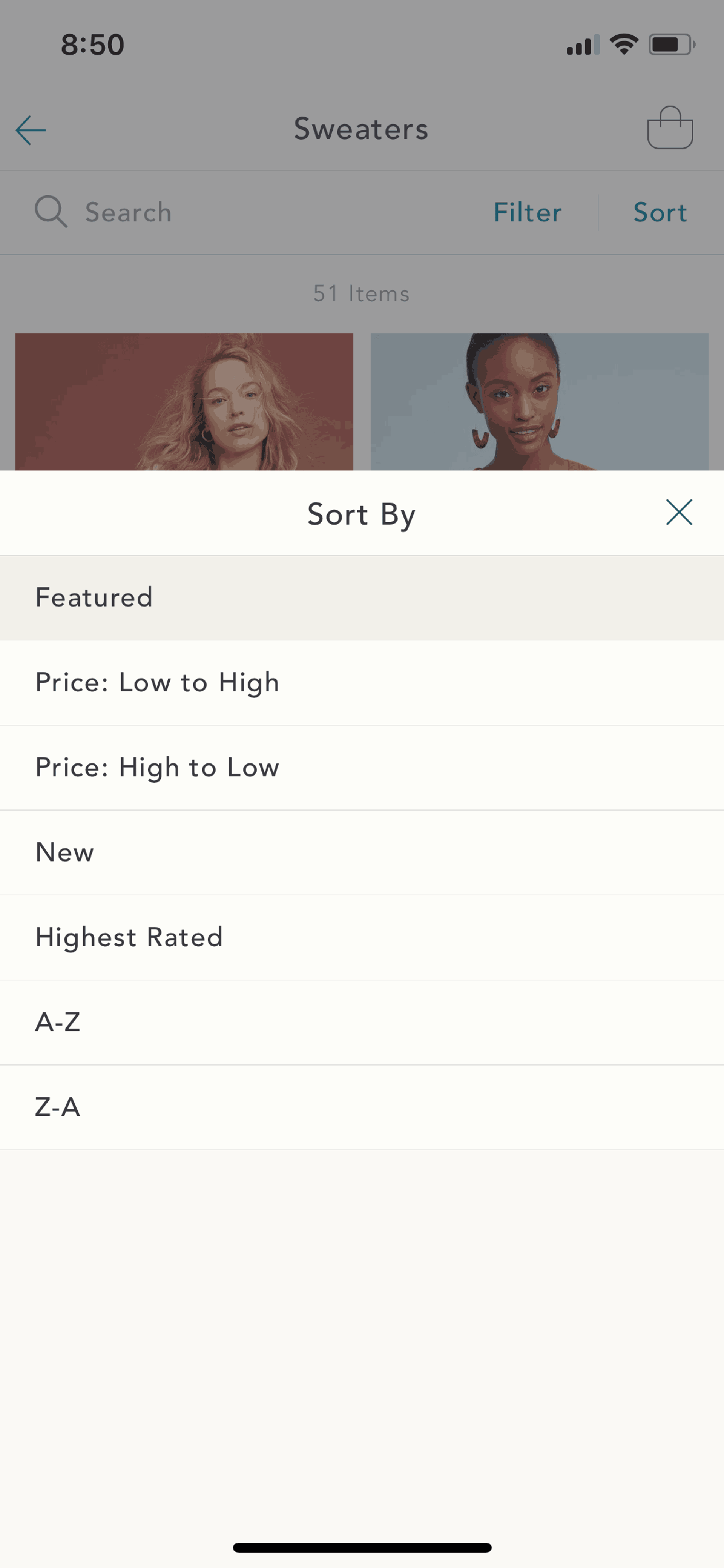 Anthropologie iOS Shopping interface screenshot 16